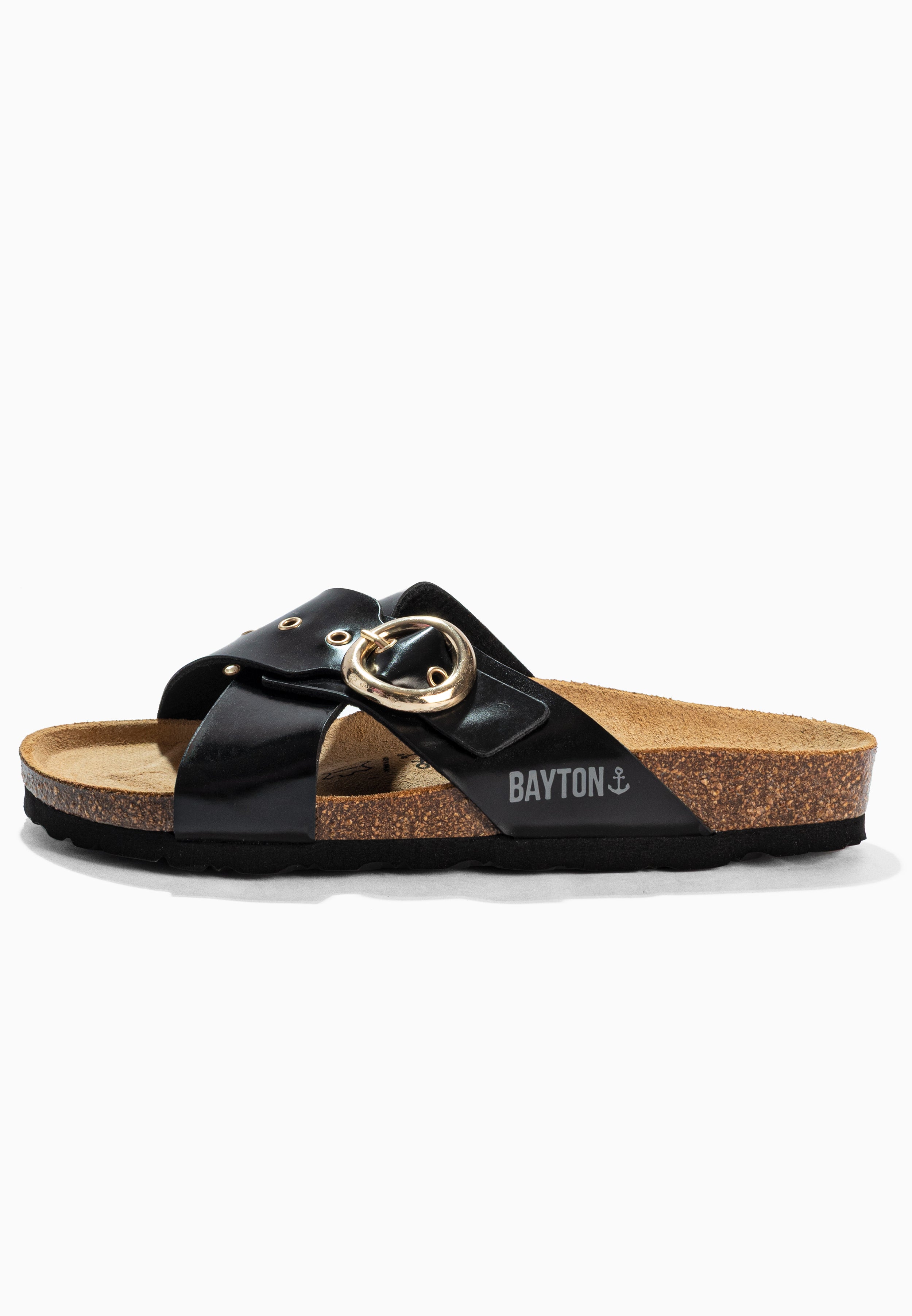 Sandalias Cordoba Negras 2 Tiras