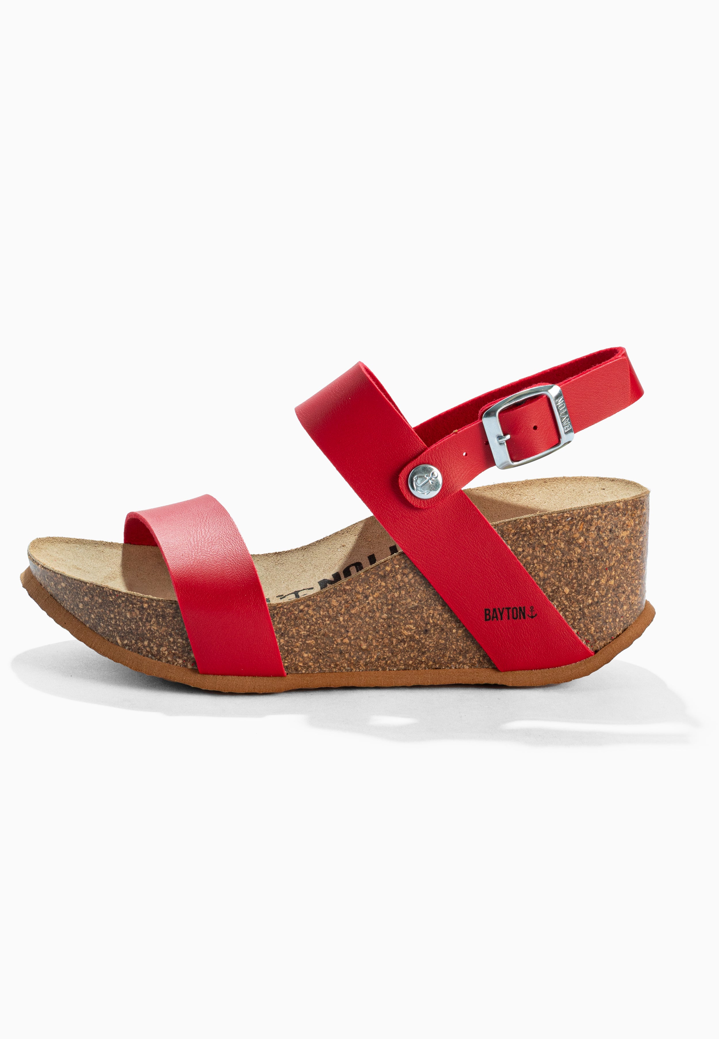 Selene Red Wedge and Semi-Wedge Sandals