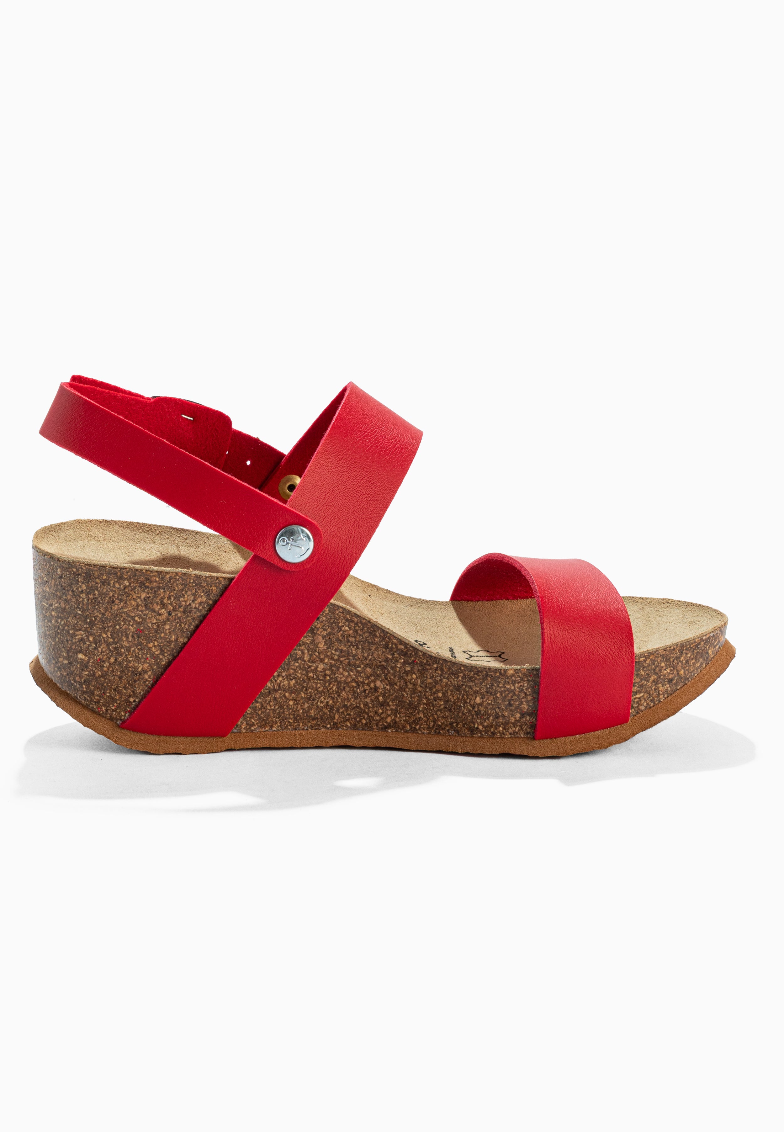 Selene Red Wedge and Semi-Wedge Sandals