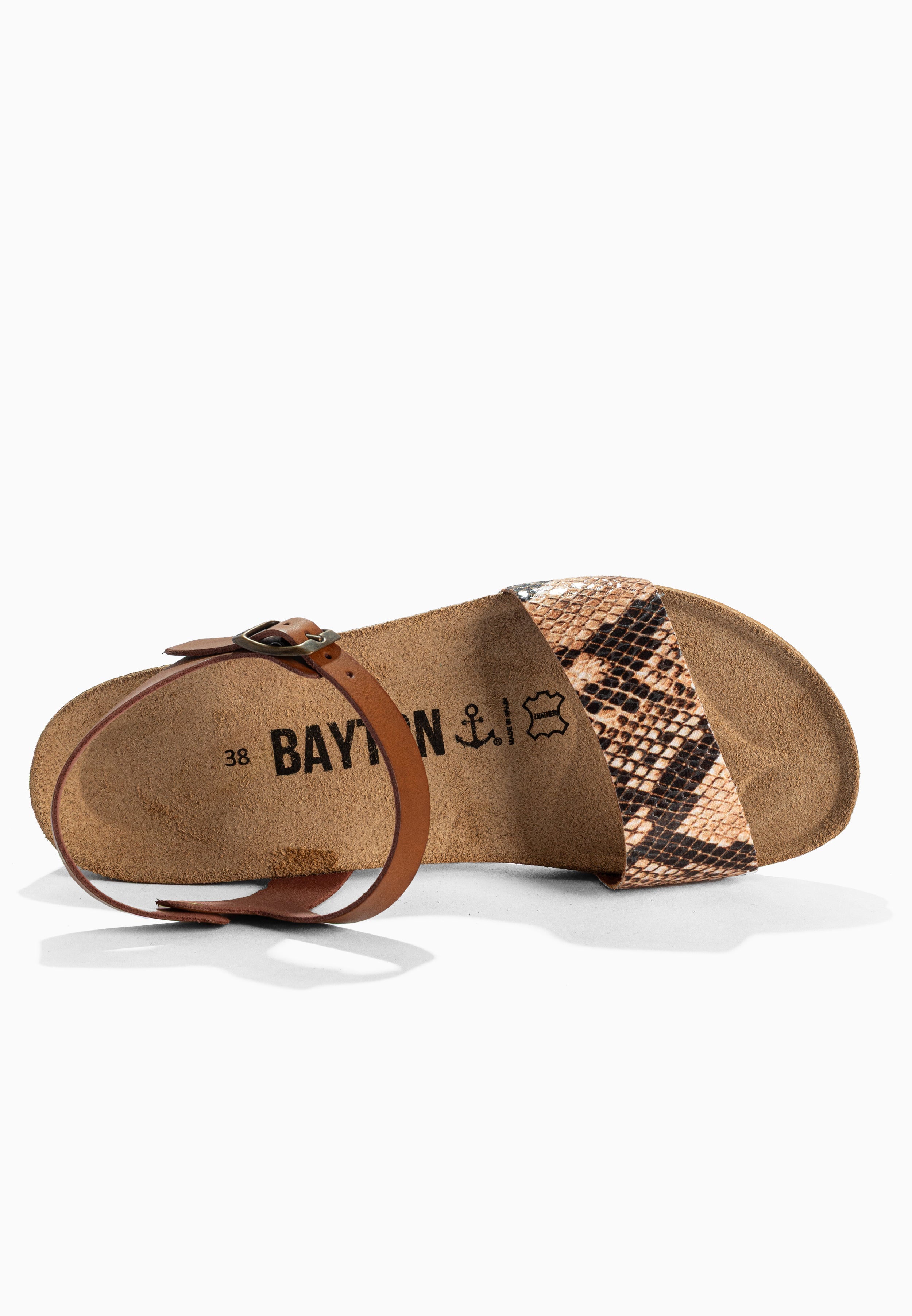 Sandales Wodonga Camel Compensées et Semi-compensées