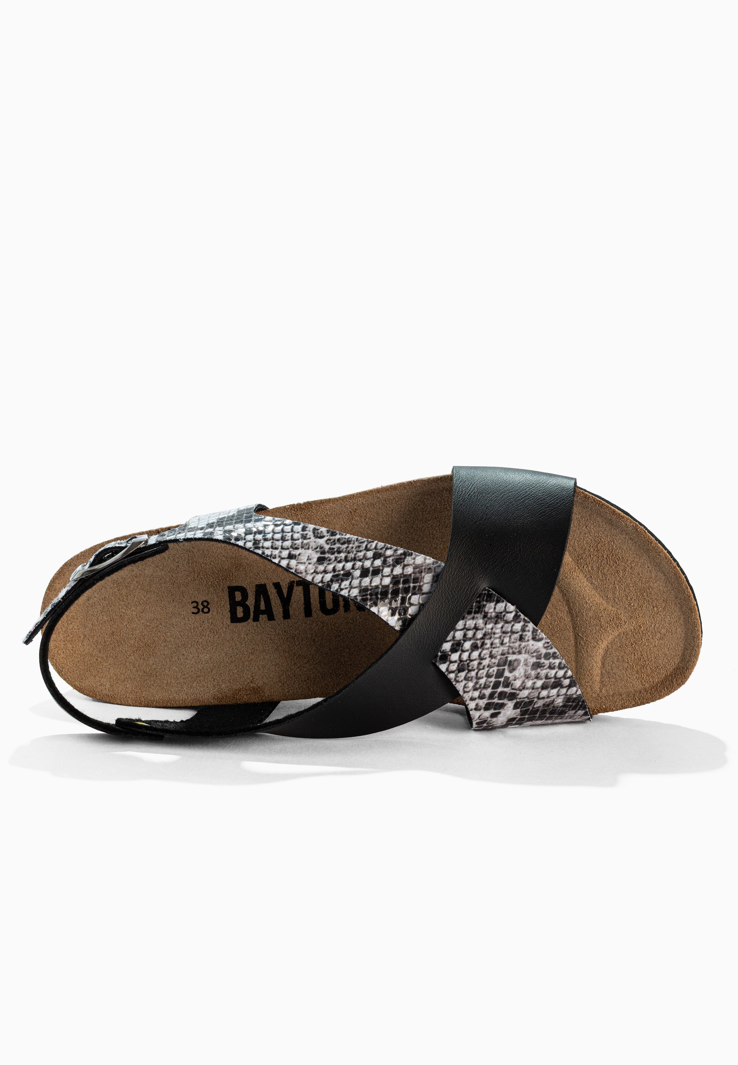 Sandalias Salamanque Cuña Y Semicuña Negro
