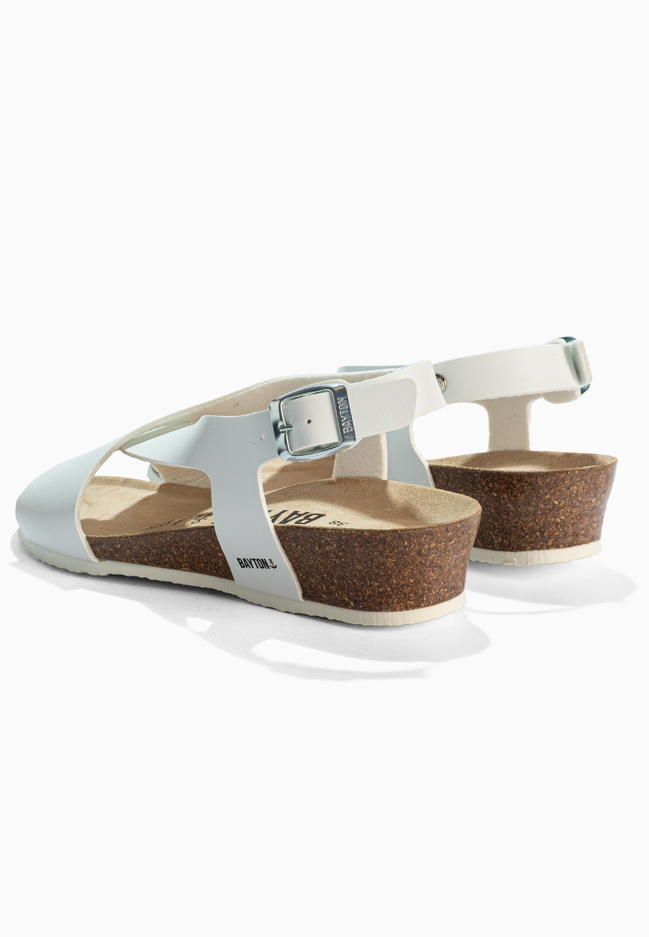 Salamanca White Wedge and Semi-Wedge Sandals