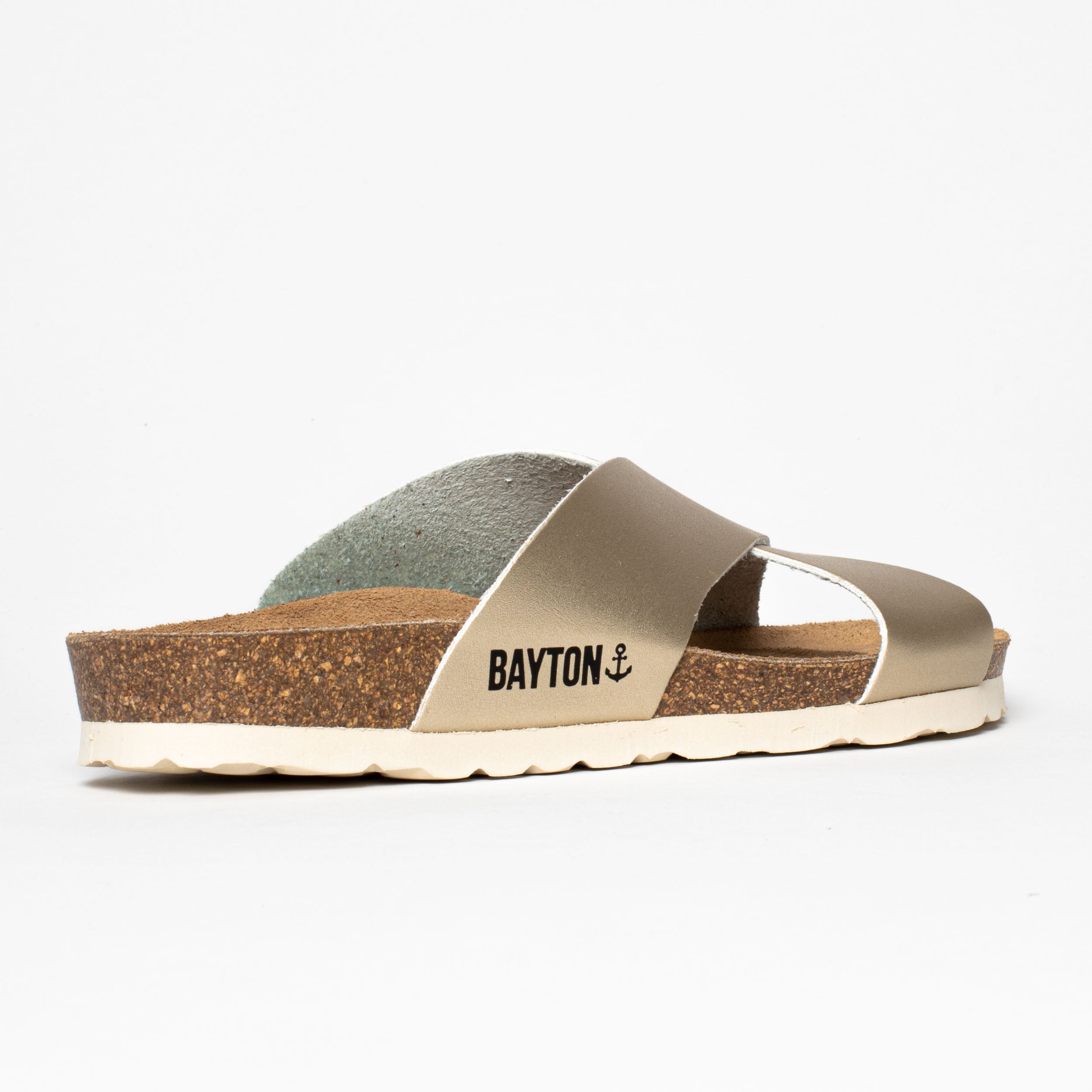 Sandales 2 Brides Gomera Dorées Clair