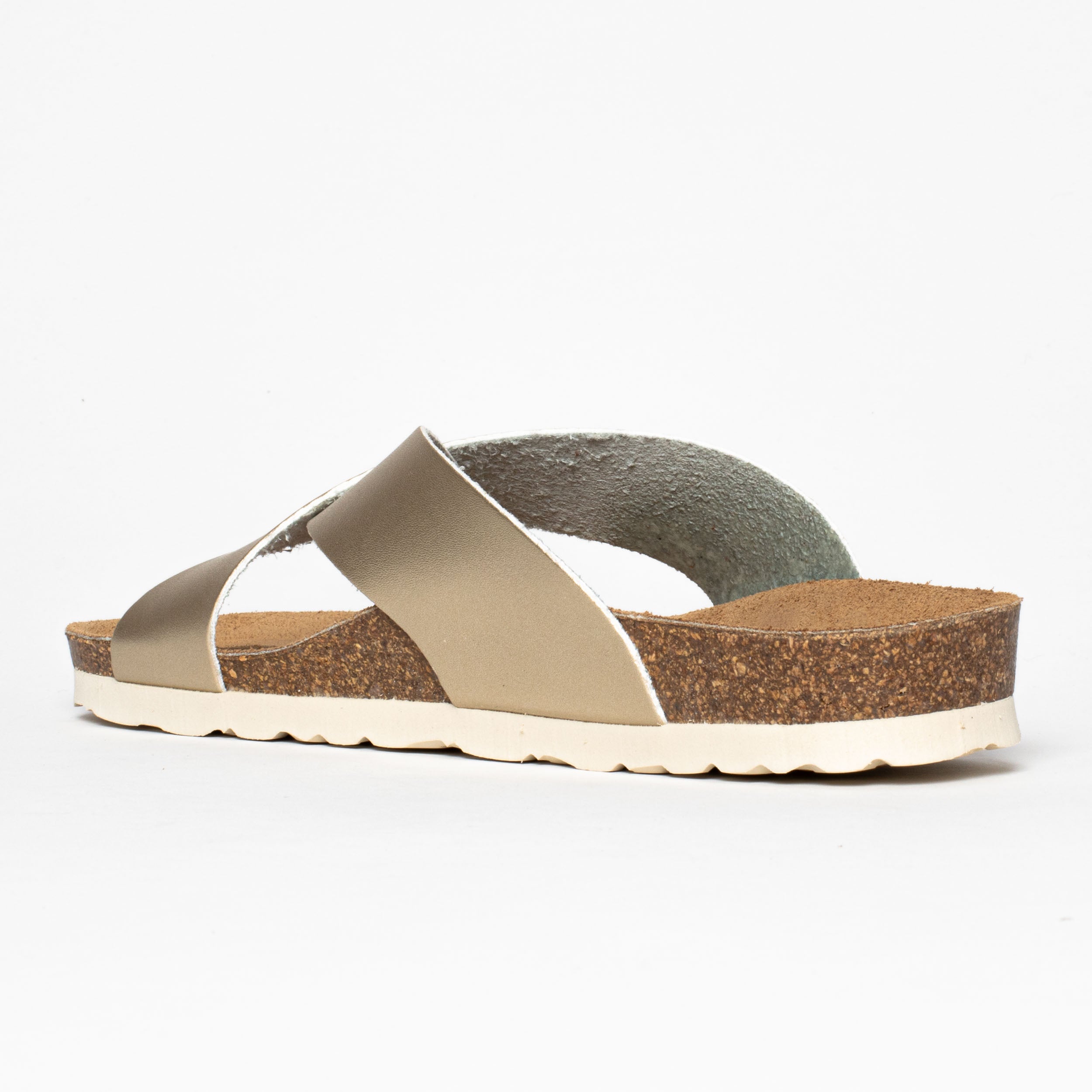 Sandales 2 Brides Gomera Dorées Clair