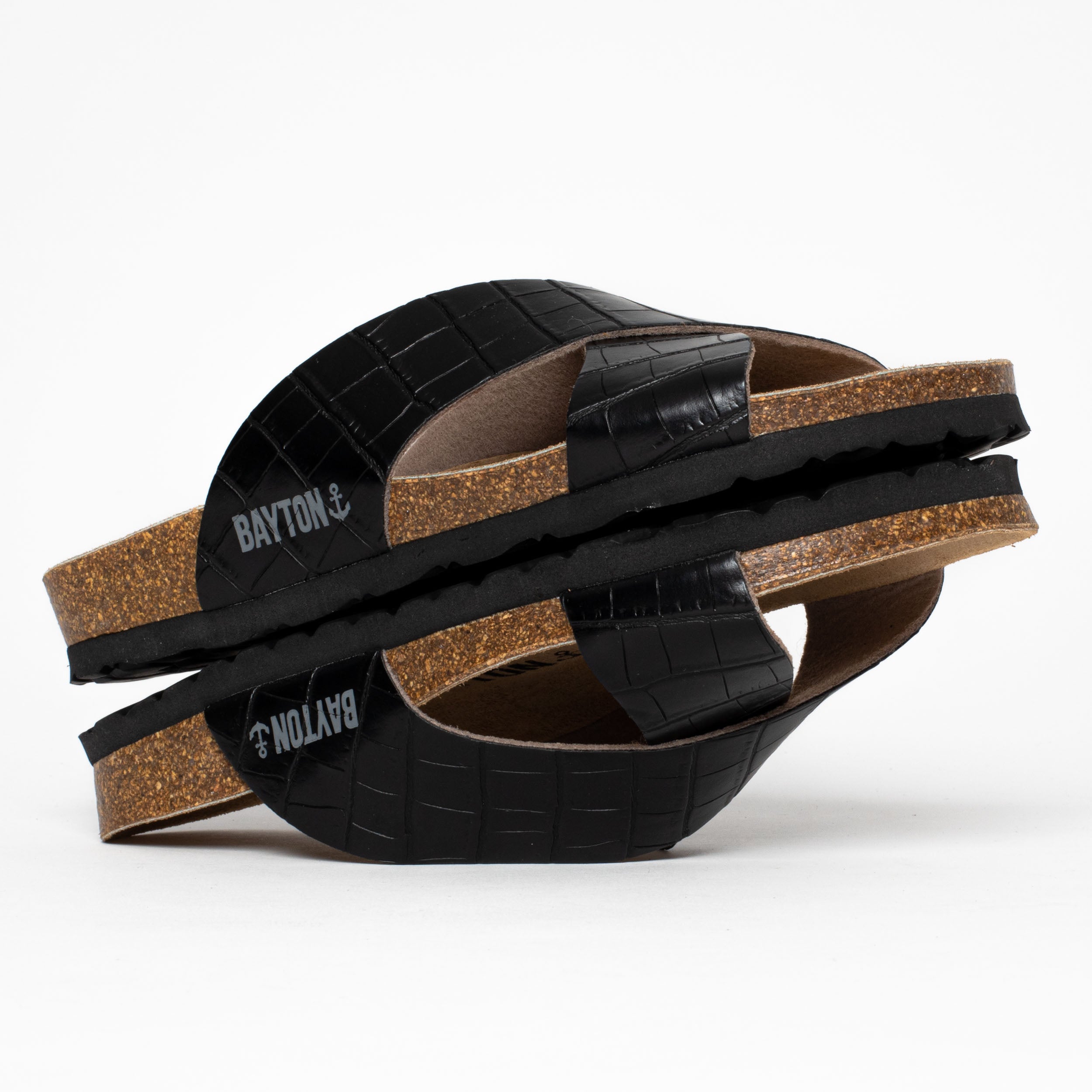 Sandales 2 Brides Gomera Noir