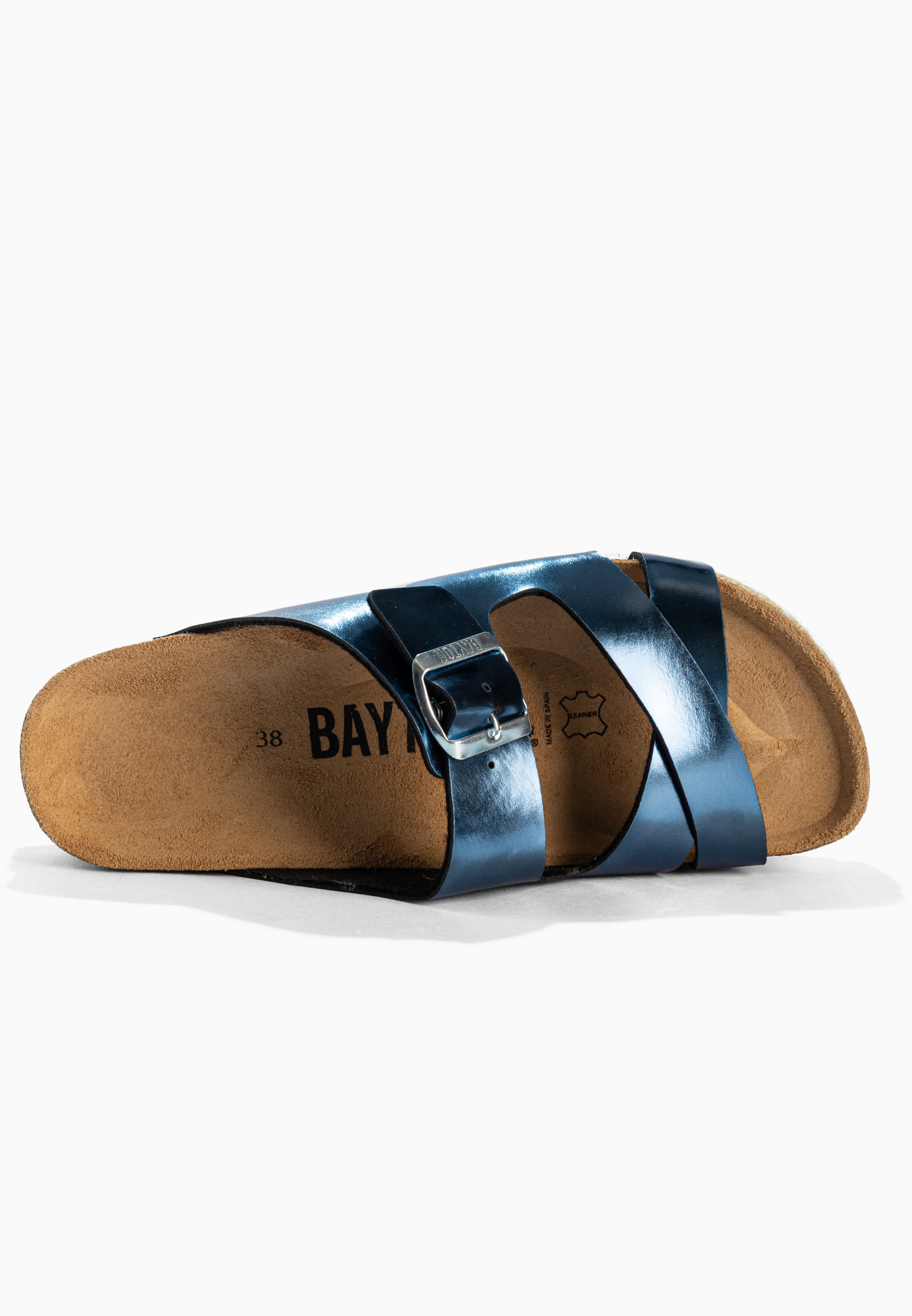 Sandales Tenerife Rope Bleu Marine à Plateforme