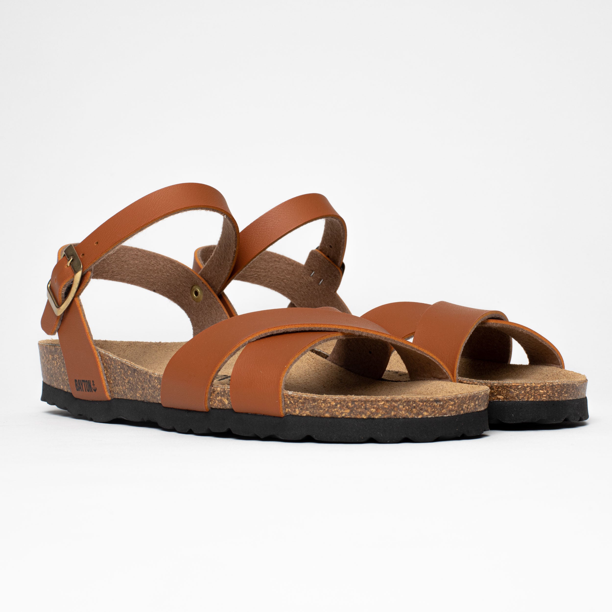 Sandalias Vallado Multinovias Color Tostado