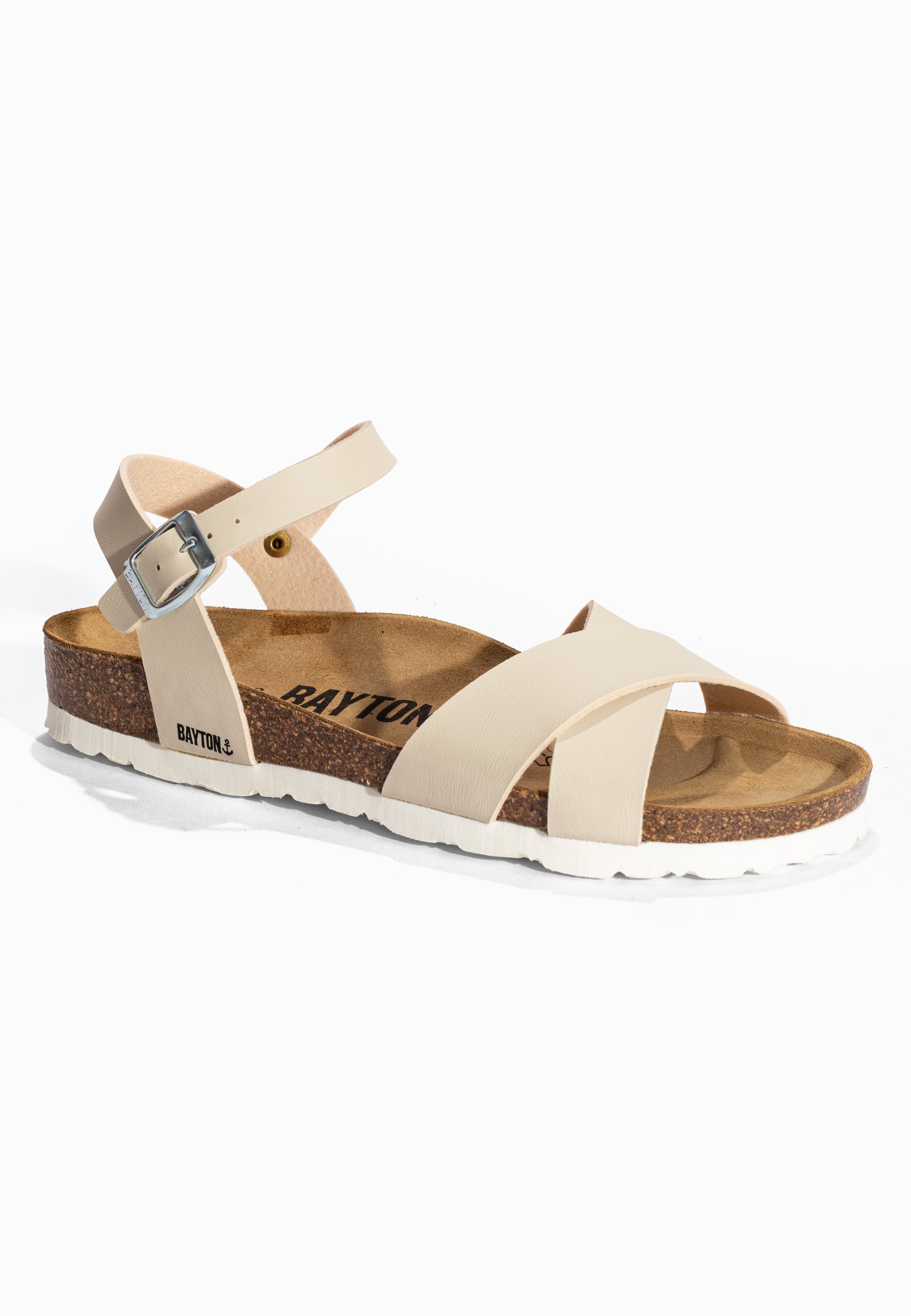 Sandales Vallado Blanc Cassé Multi-Brides