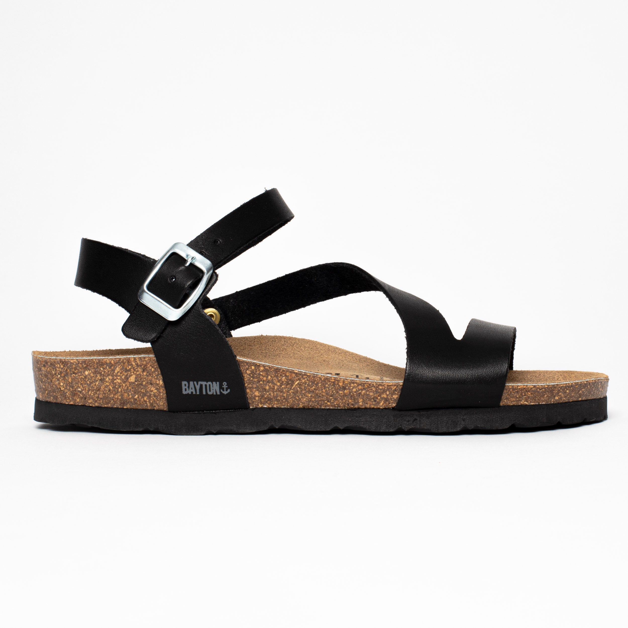 Sandalias Vigo Multitiras Negro