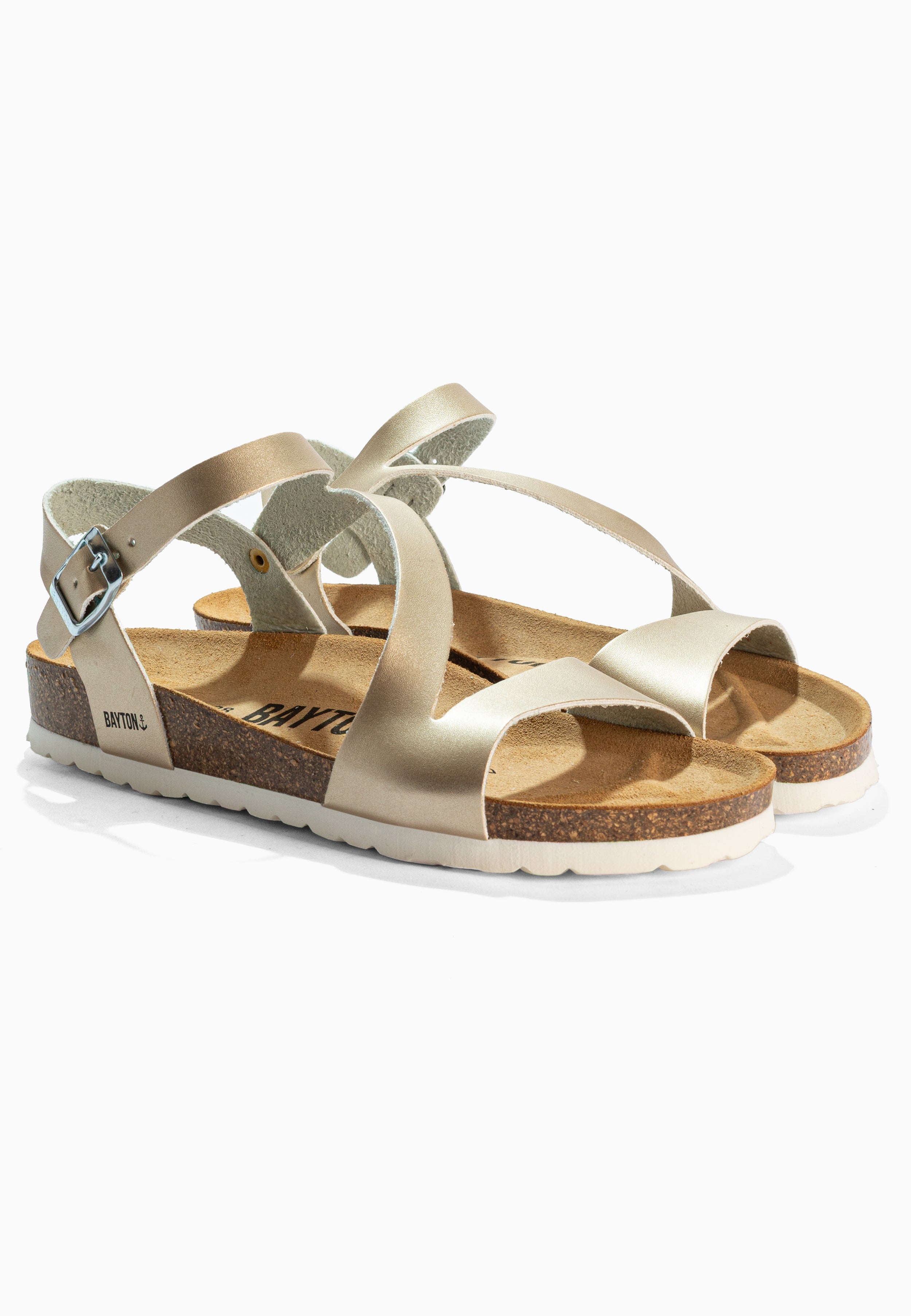 Sandales Javea Dorées Multi-Brides