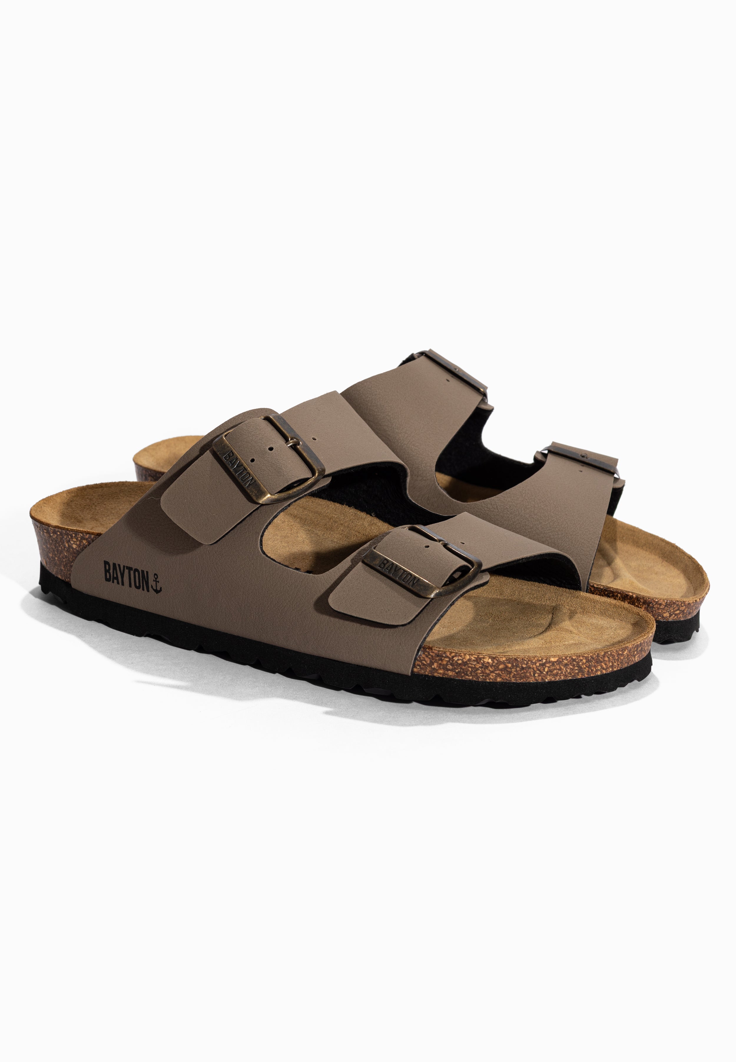 Sandales 2 Brides Atlas Marron