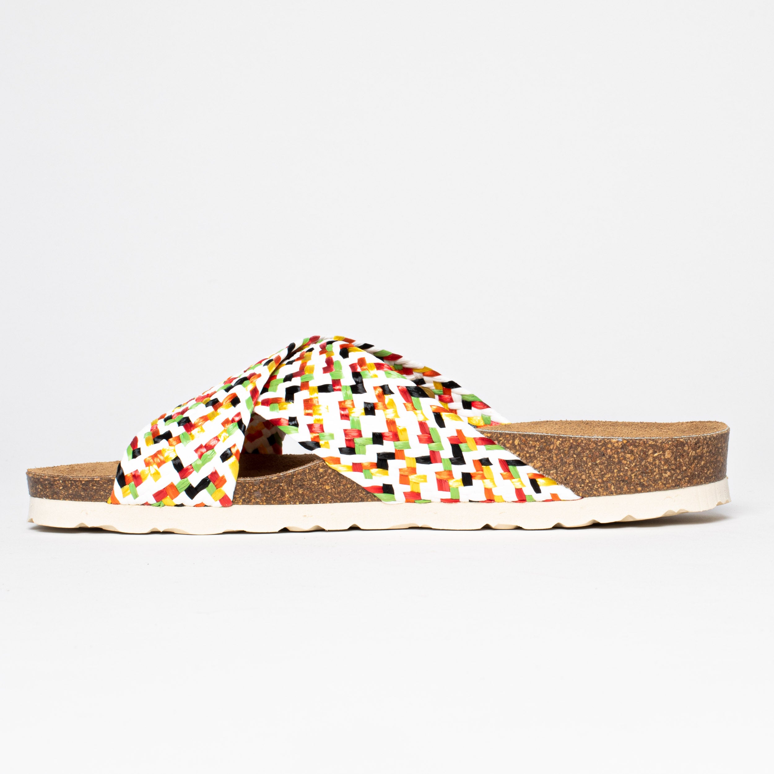 Sandalias Elche 2 Tiras Multicolor