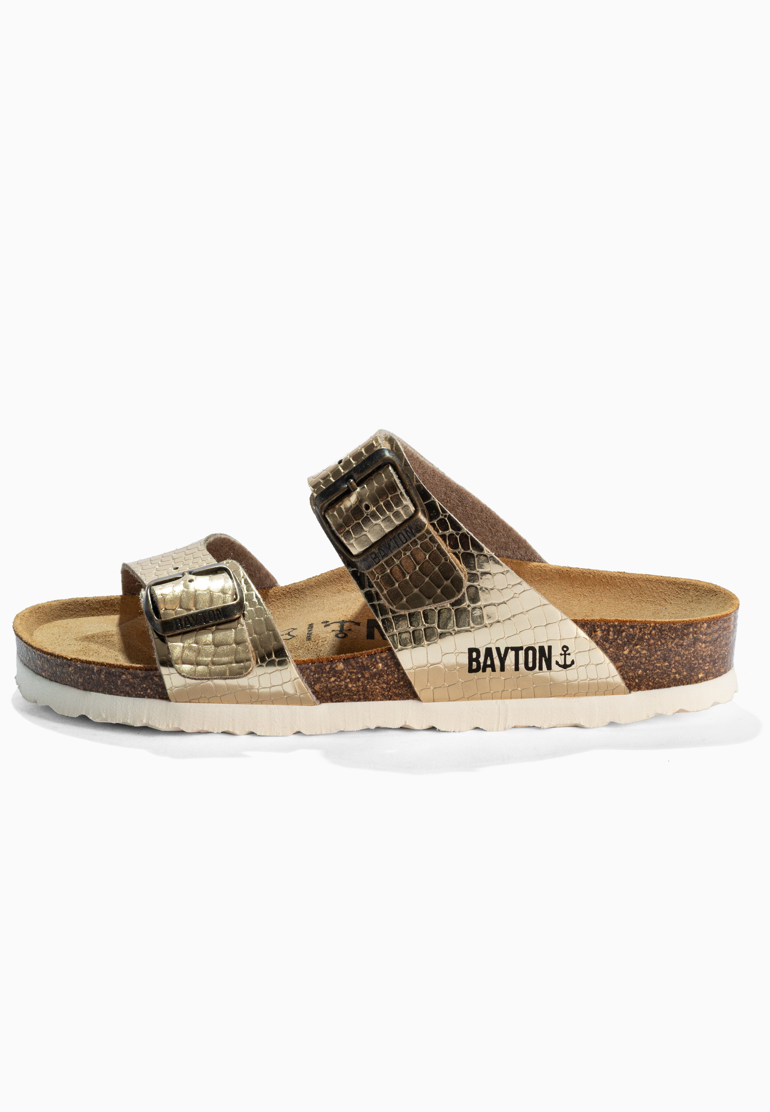 Sandalias Marbella Platino 2 Tiras