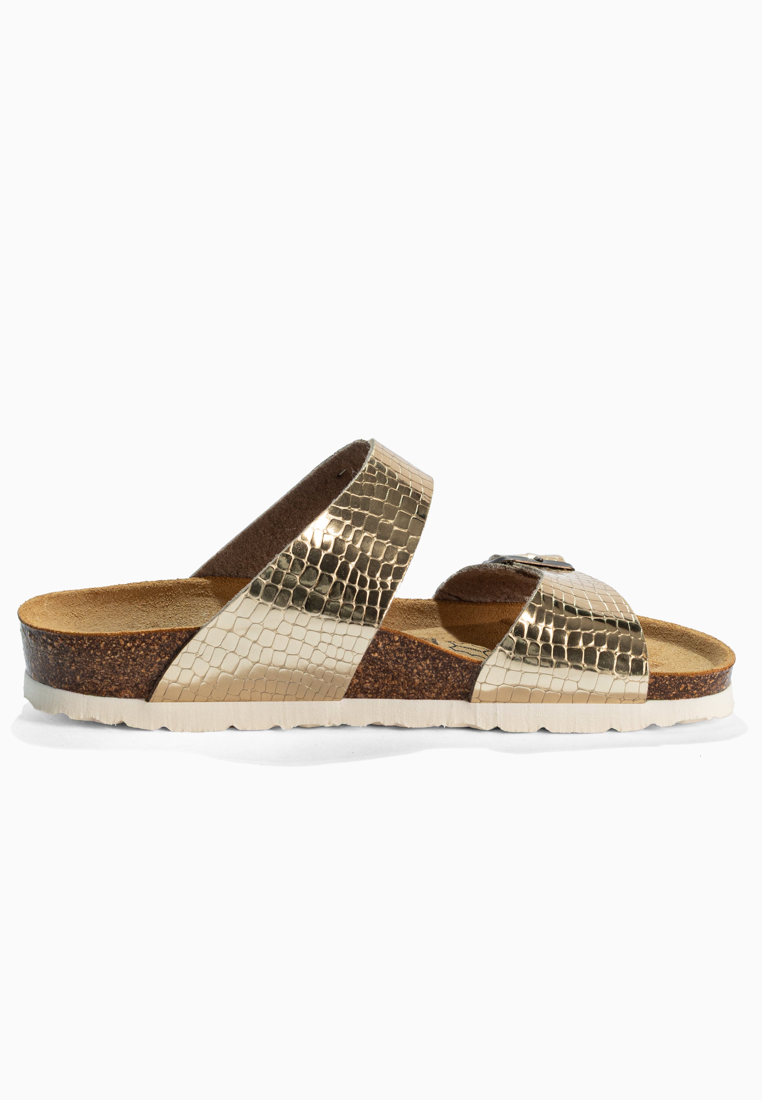 Sandalias Marbella Platino 2 Tiras