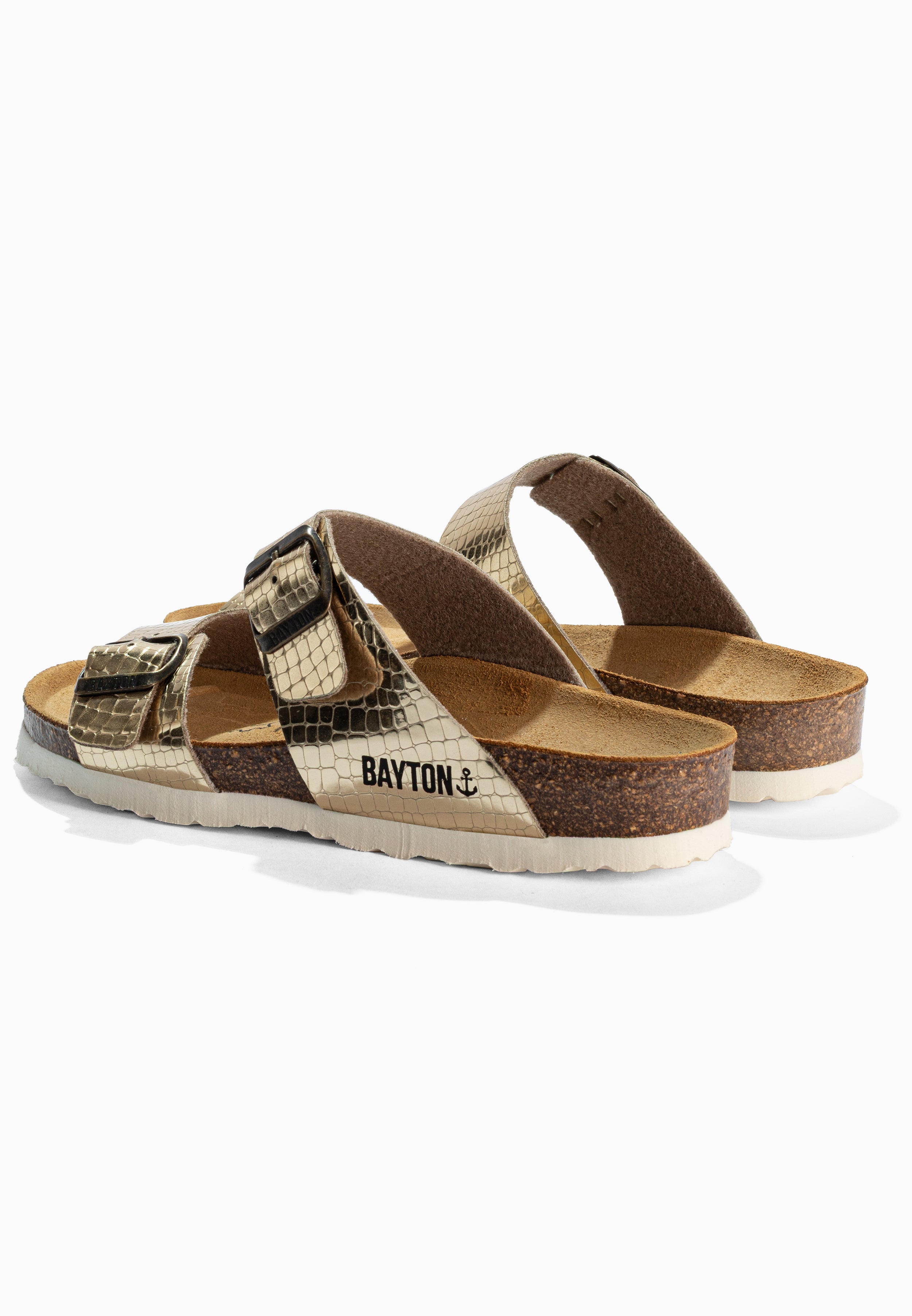 Sandalias Marbella Platino 2 Tiras