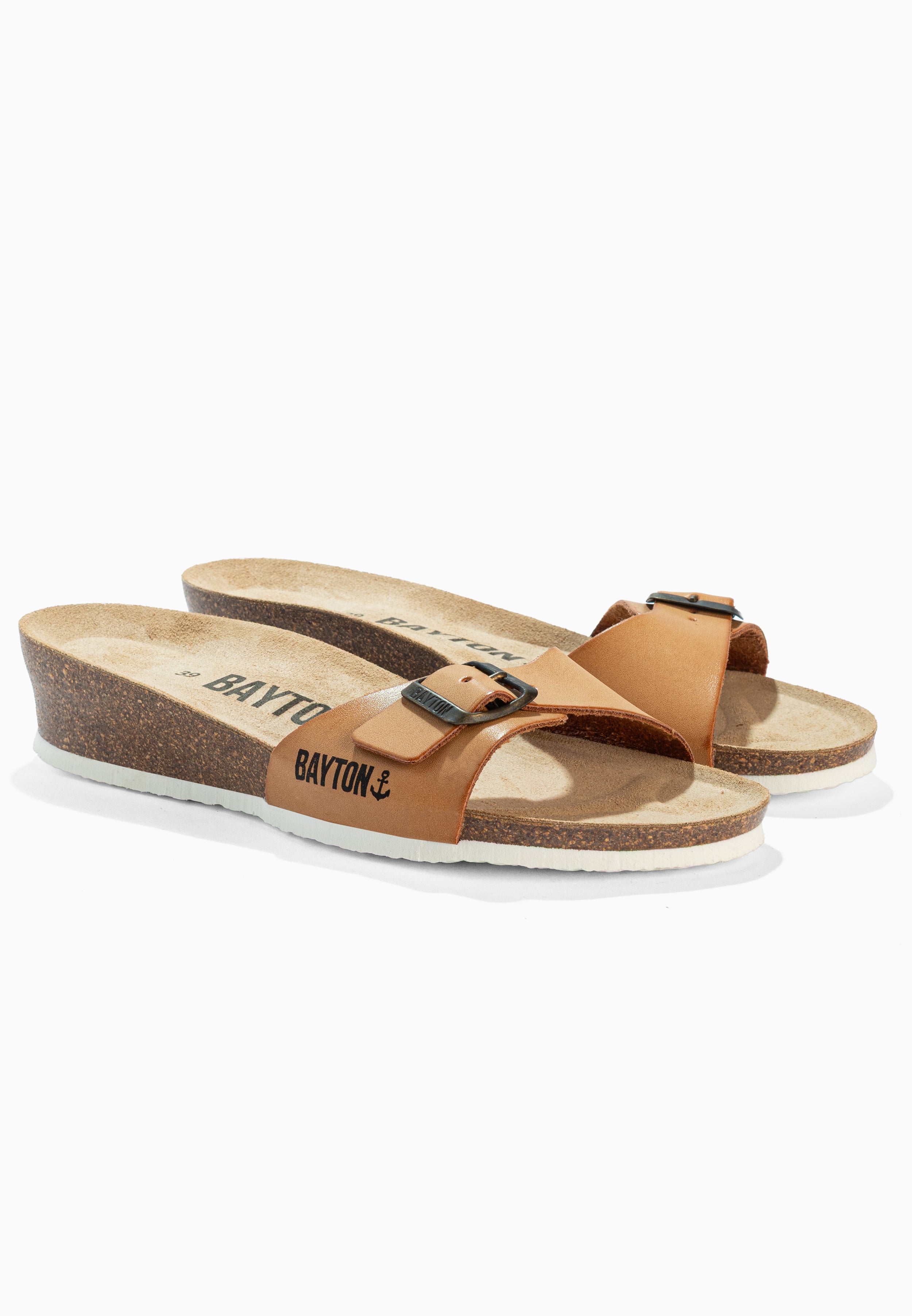 Sandales Zorga Camel Compensées et Semi-compensées