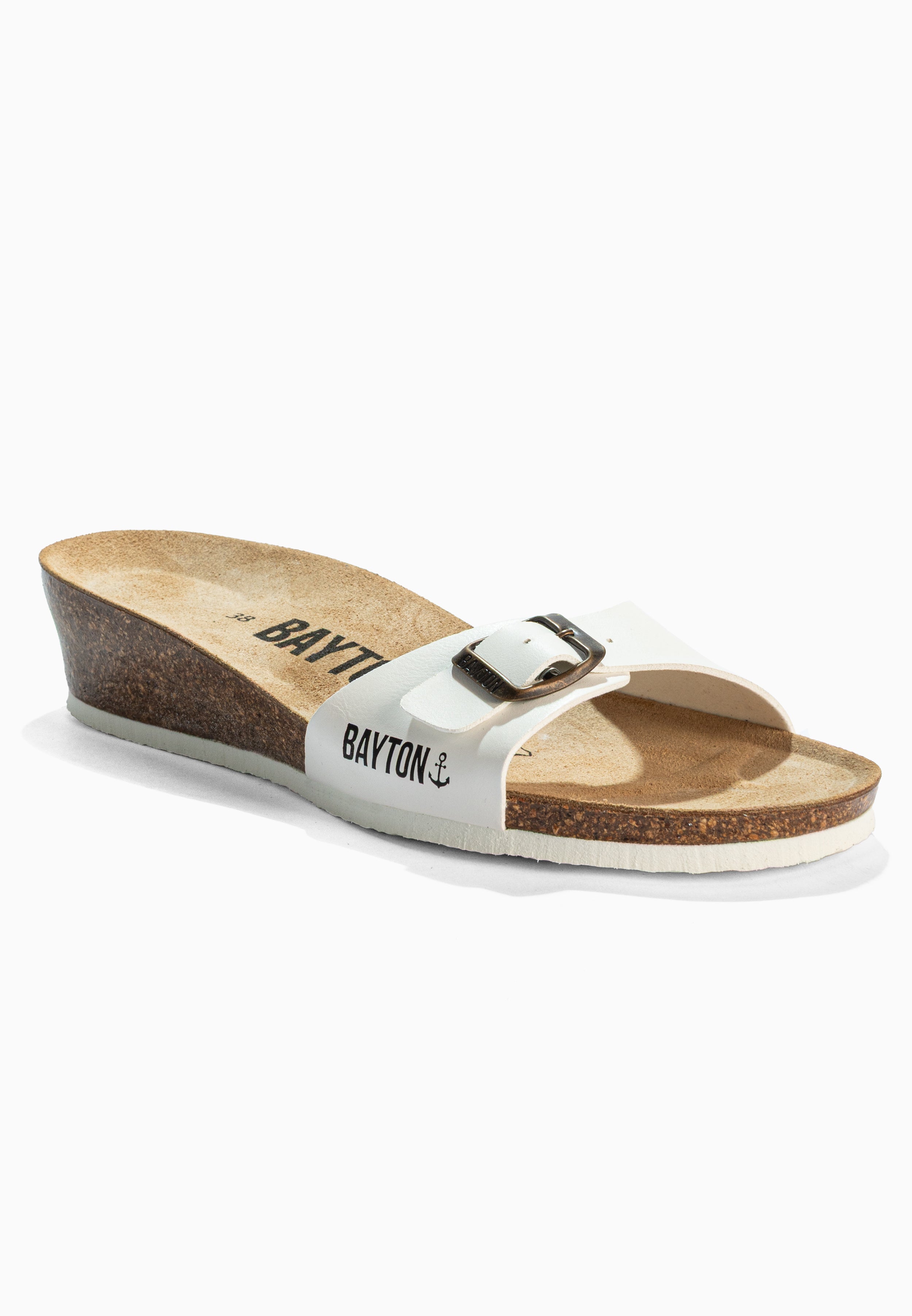 Sandales Zorga Blanc Compensées et Semi-compensées