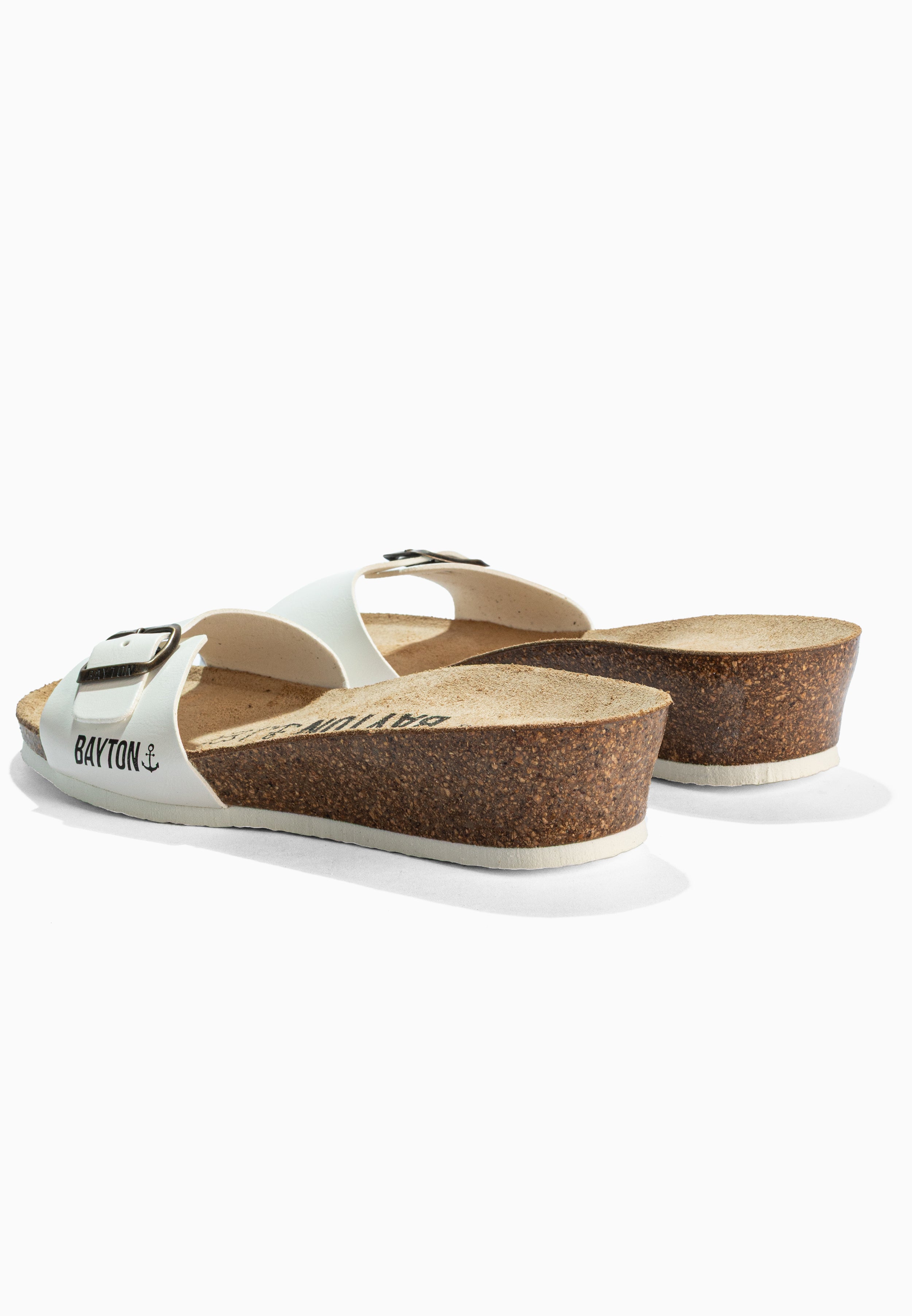 Sandales Zorga Blanc Compensées et Semi-compensées