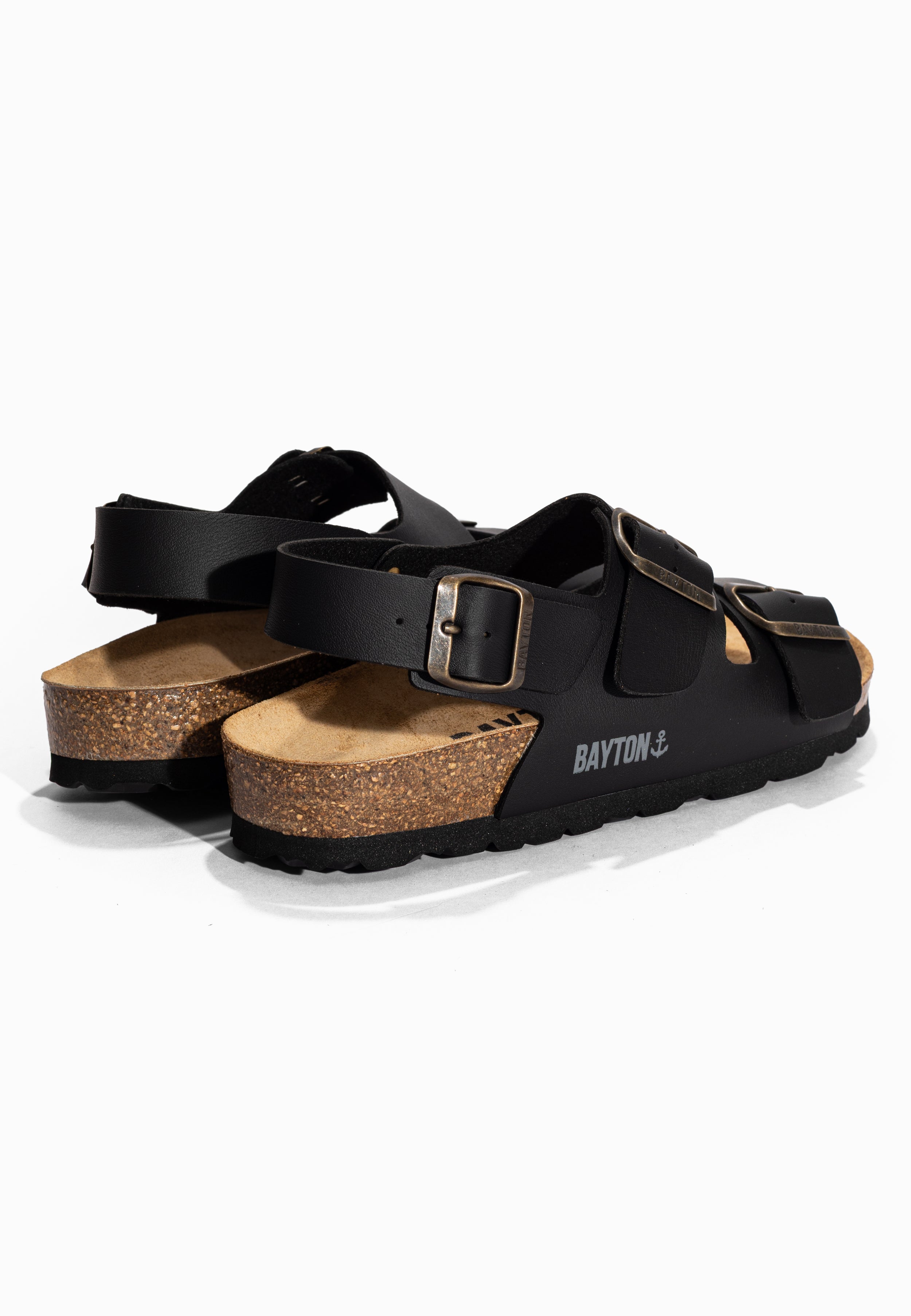 Sandalias Achille Multitiras Negro