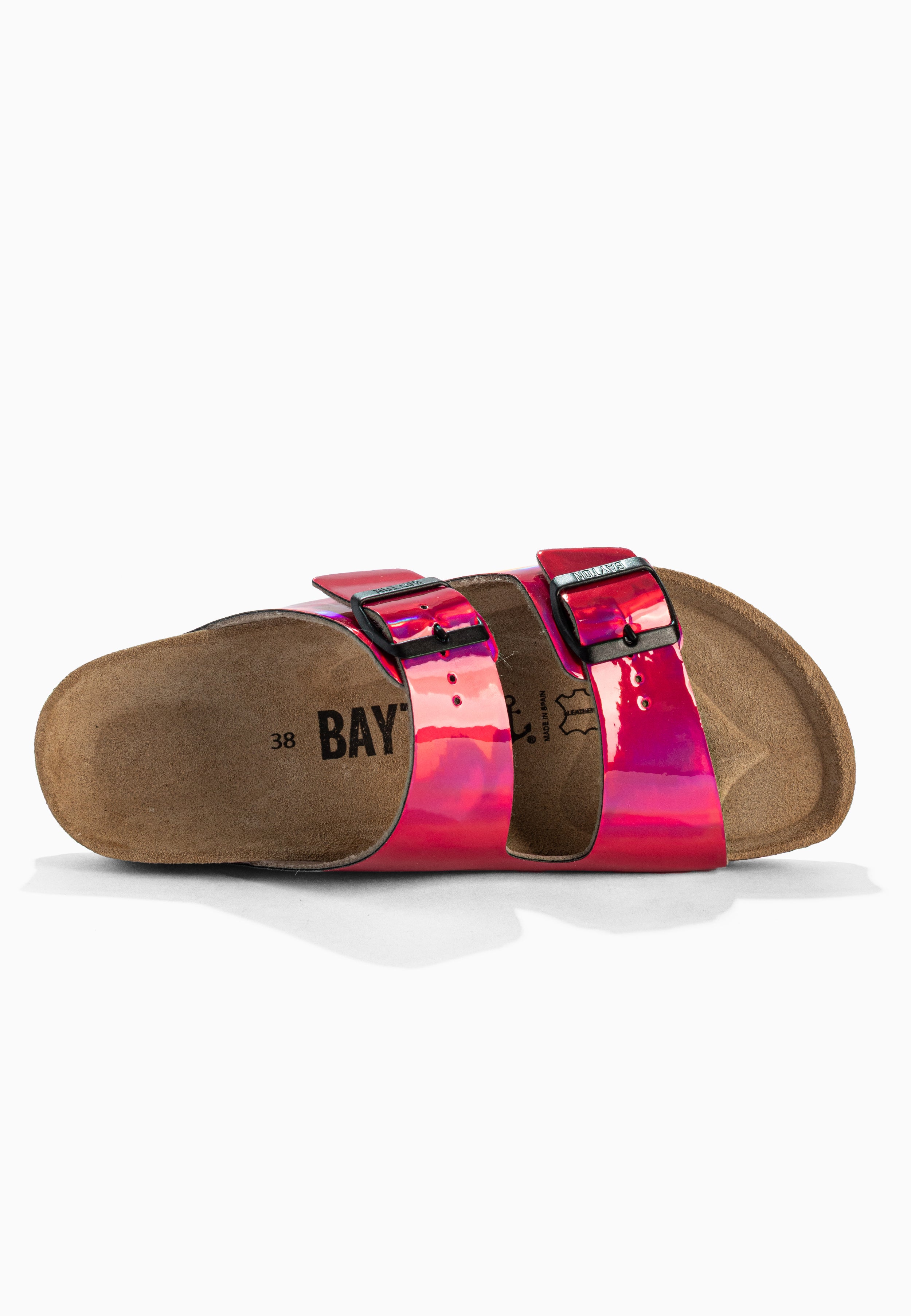 Sandalias Atlas 2 Tiras Fucsia