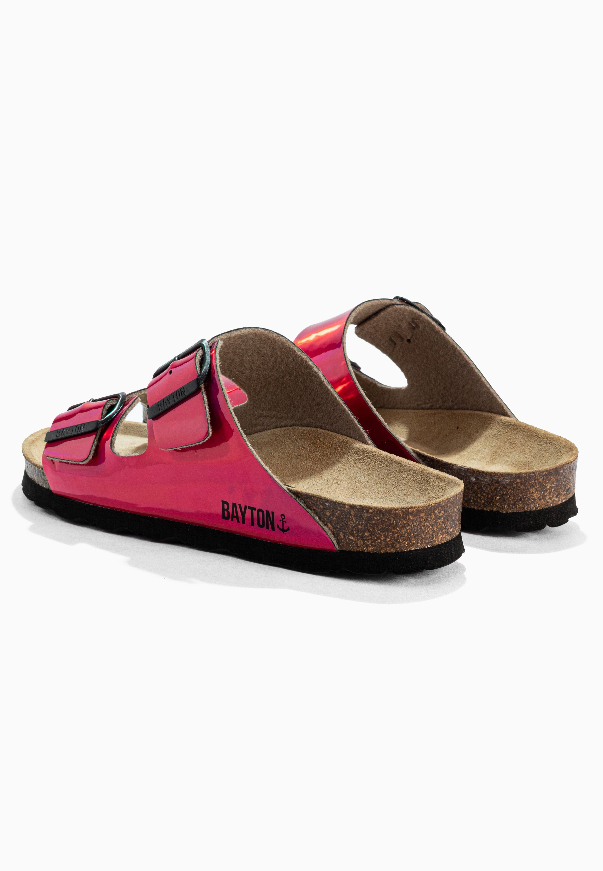 Sandales 2 Brides Atlas Fuschia
