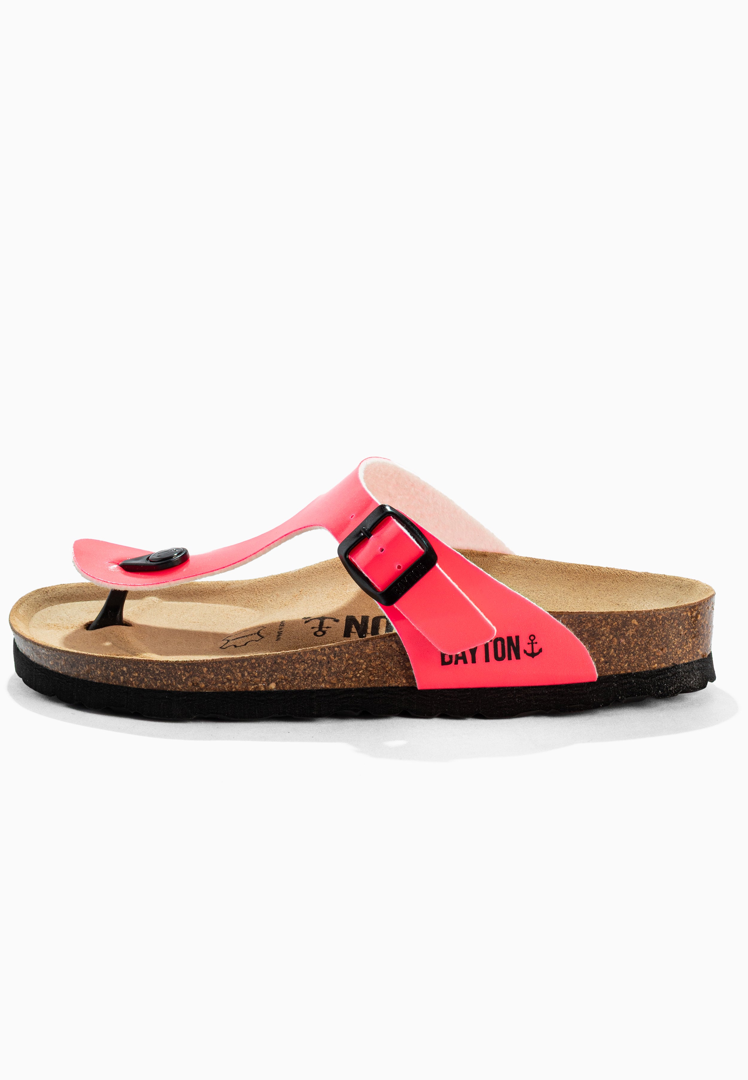 Sandales Mercure Rose Fluo à Entre-Doigts