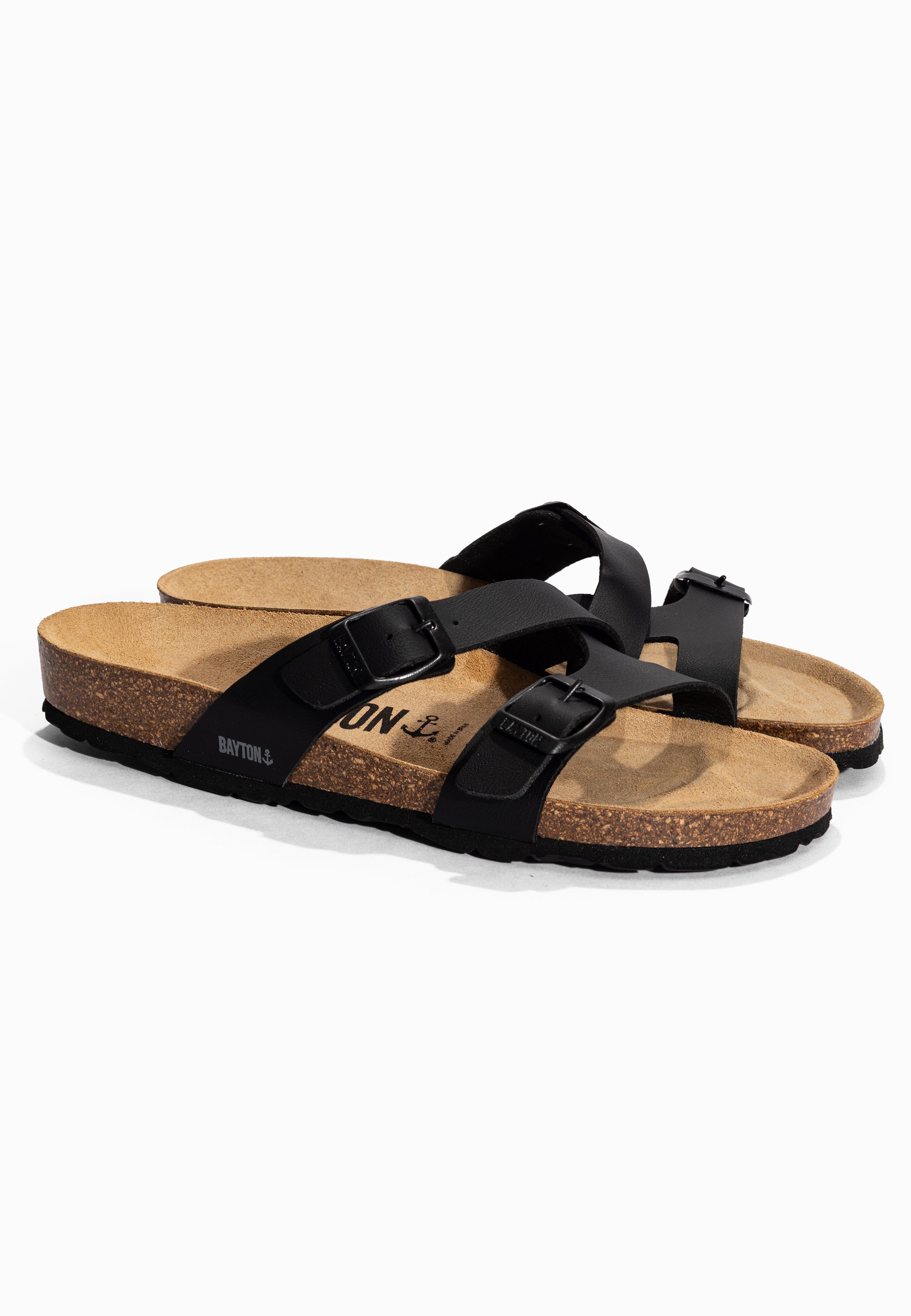 Sandales 2 Brides Cleo Noir