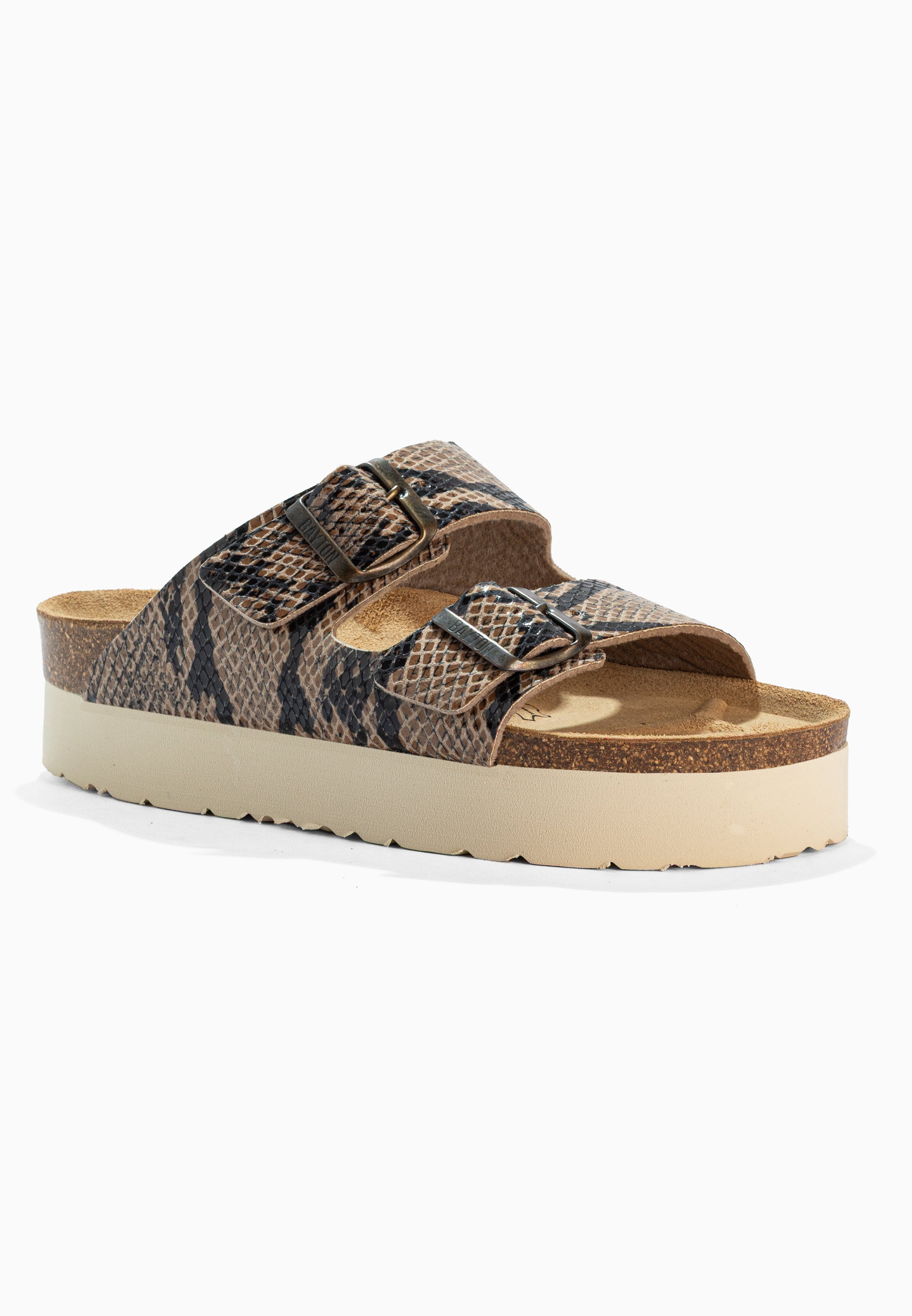 Japet Brown Platform Sandals