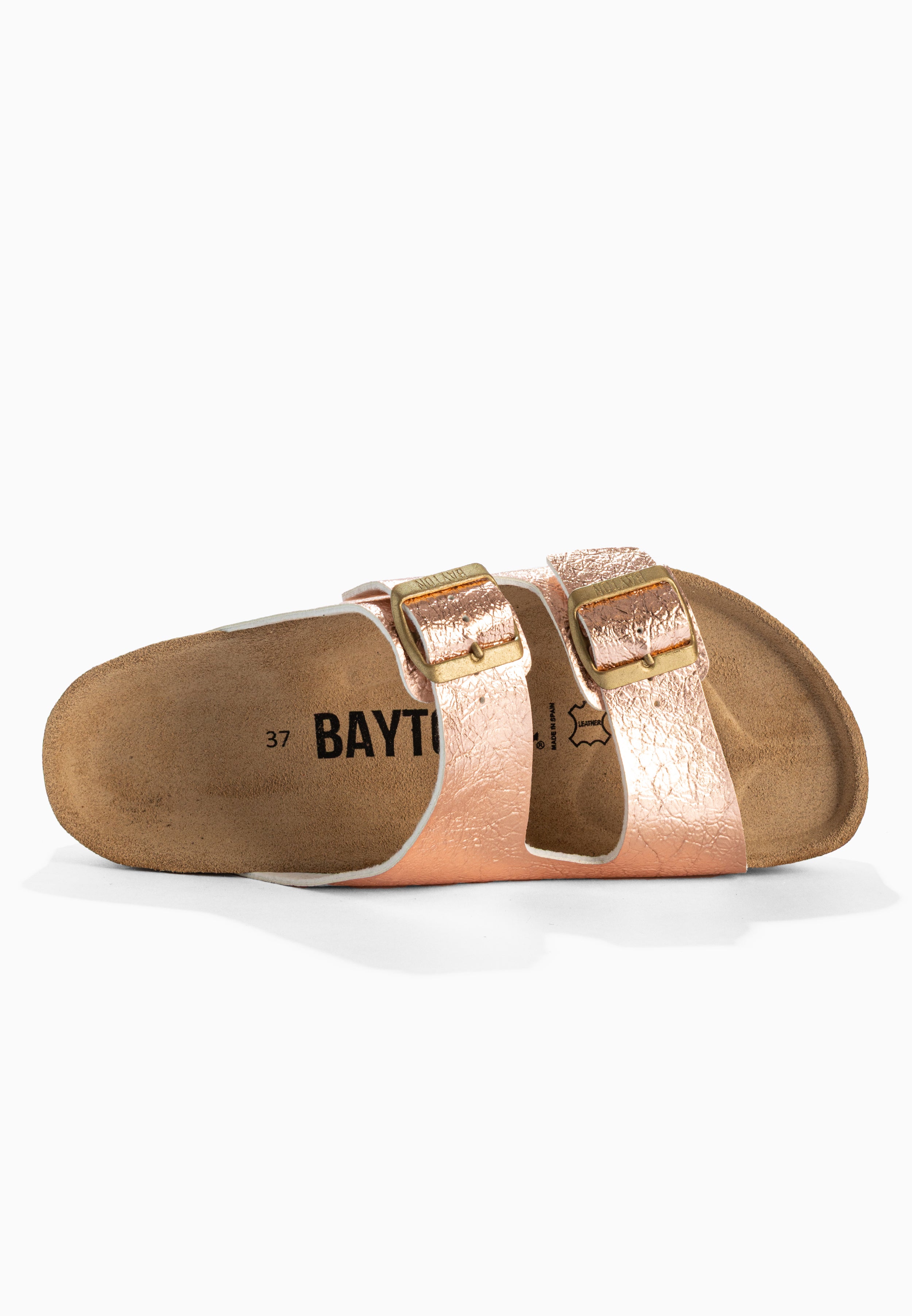Sandalias con plataforma en oro rosa Japet