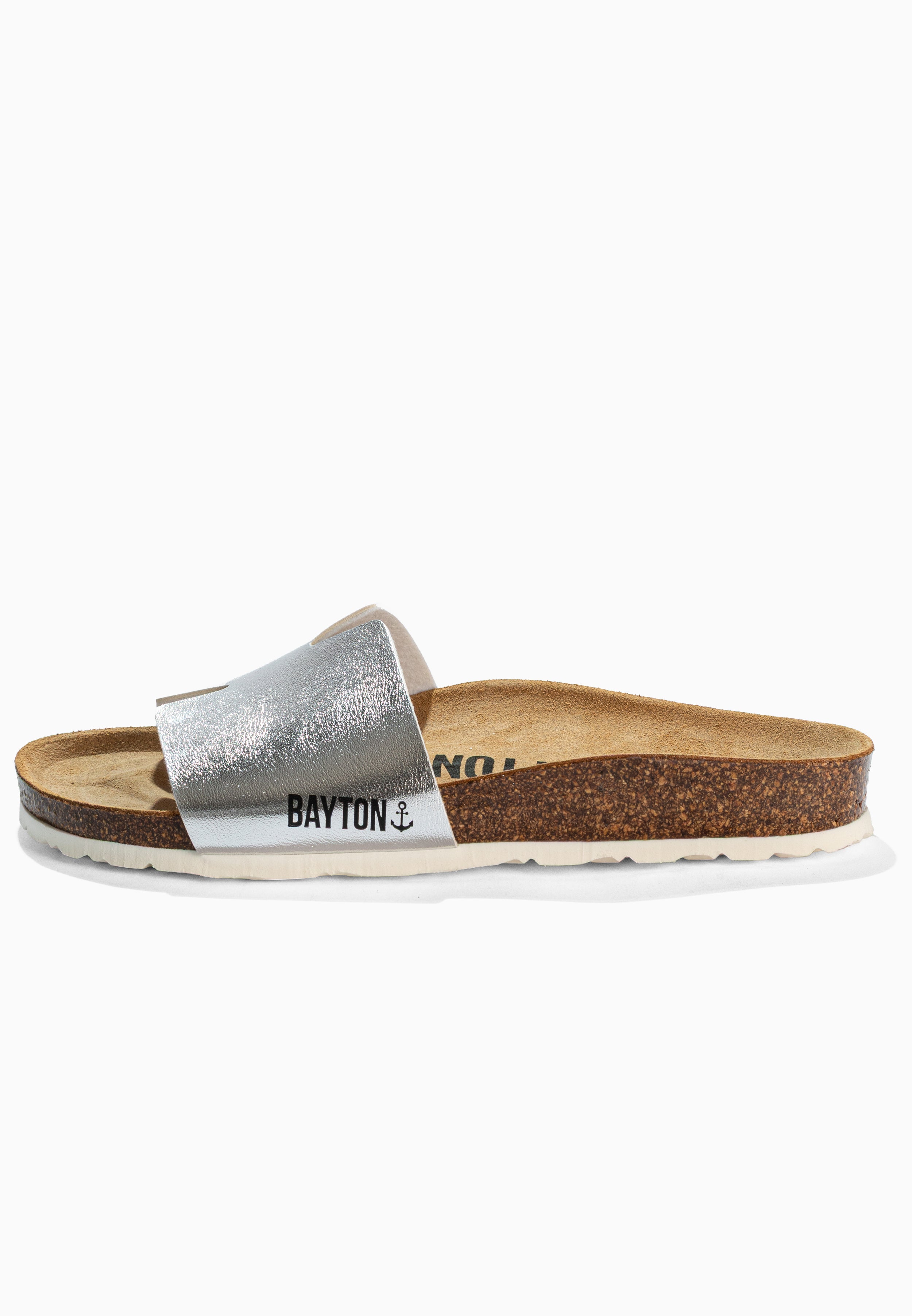 Sandales 1 Bride Djilian Argentées Foncées