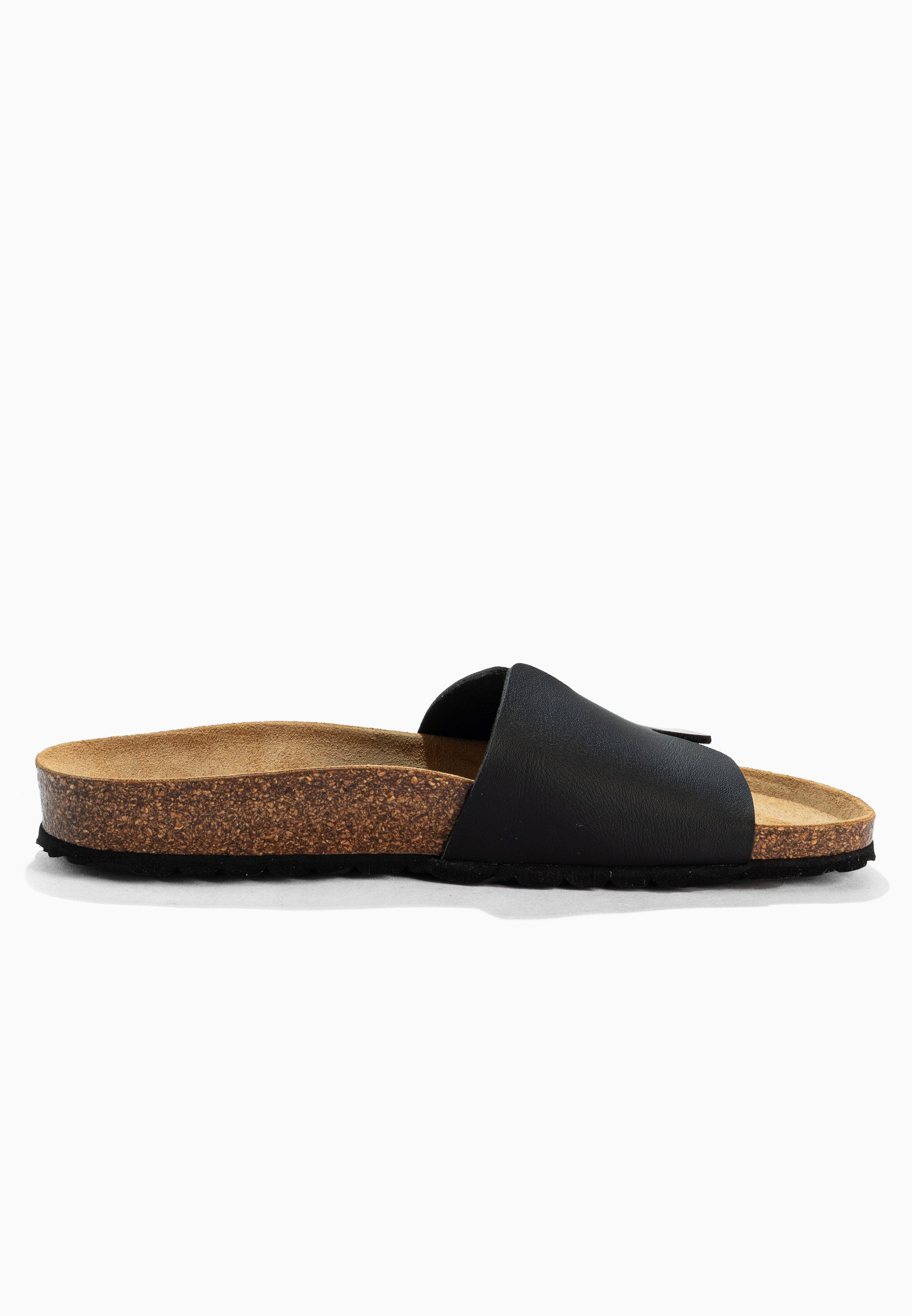 Djilian Black 1 Strap Sandals