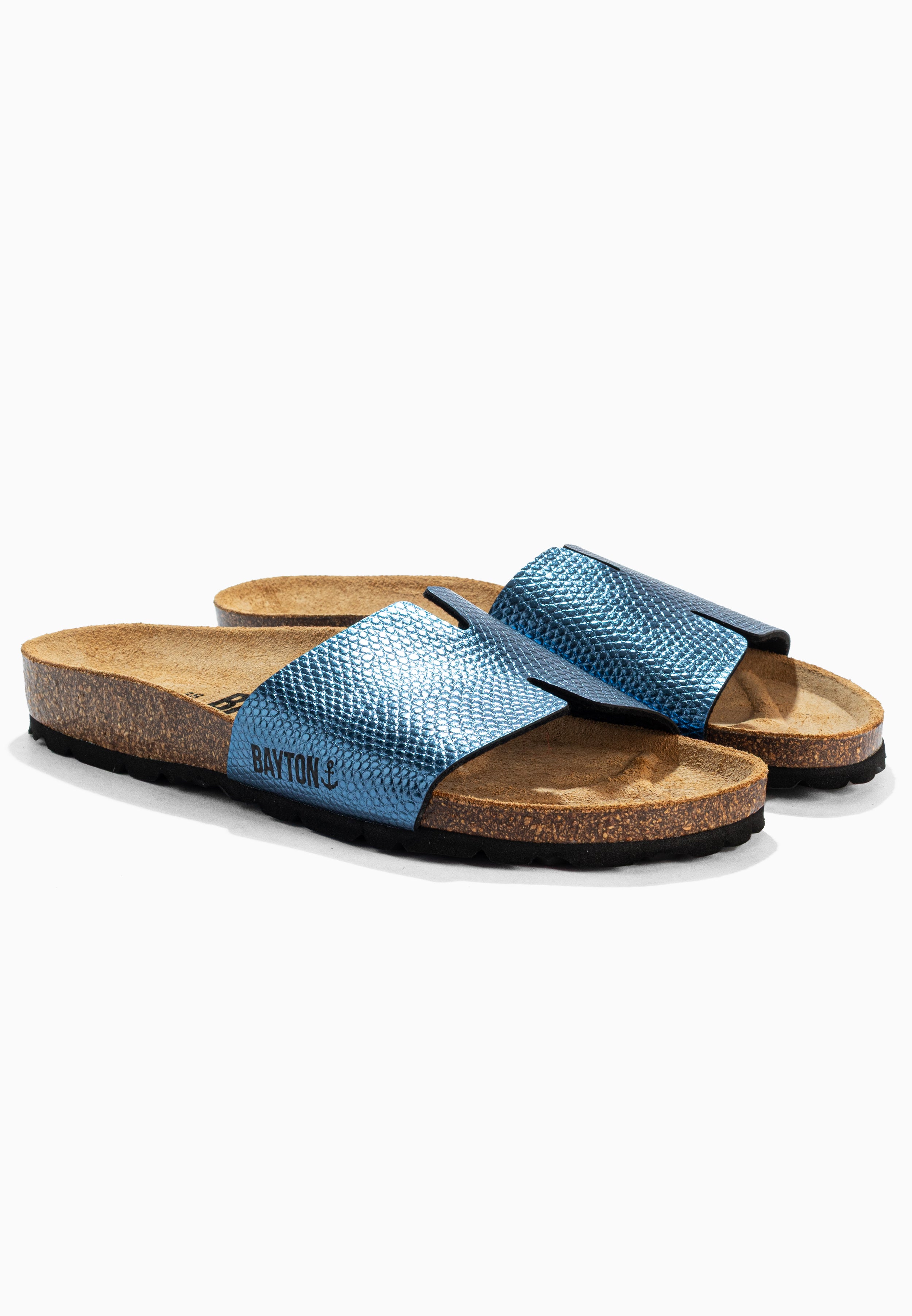 Sandales 1 Bride Djilian Bleu Marine