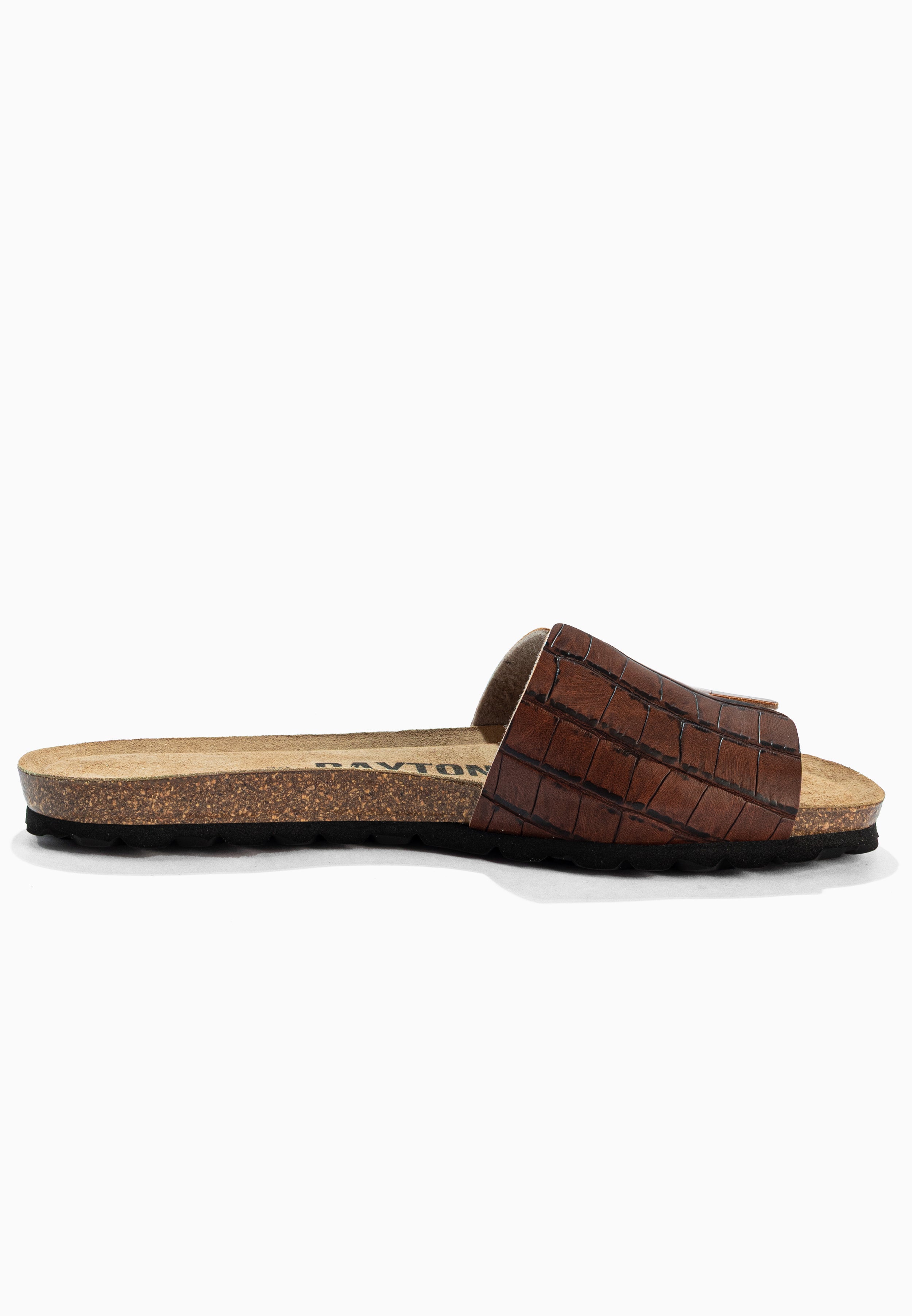 Djilian Slim Brown 1 Strap Sandals