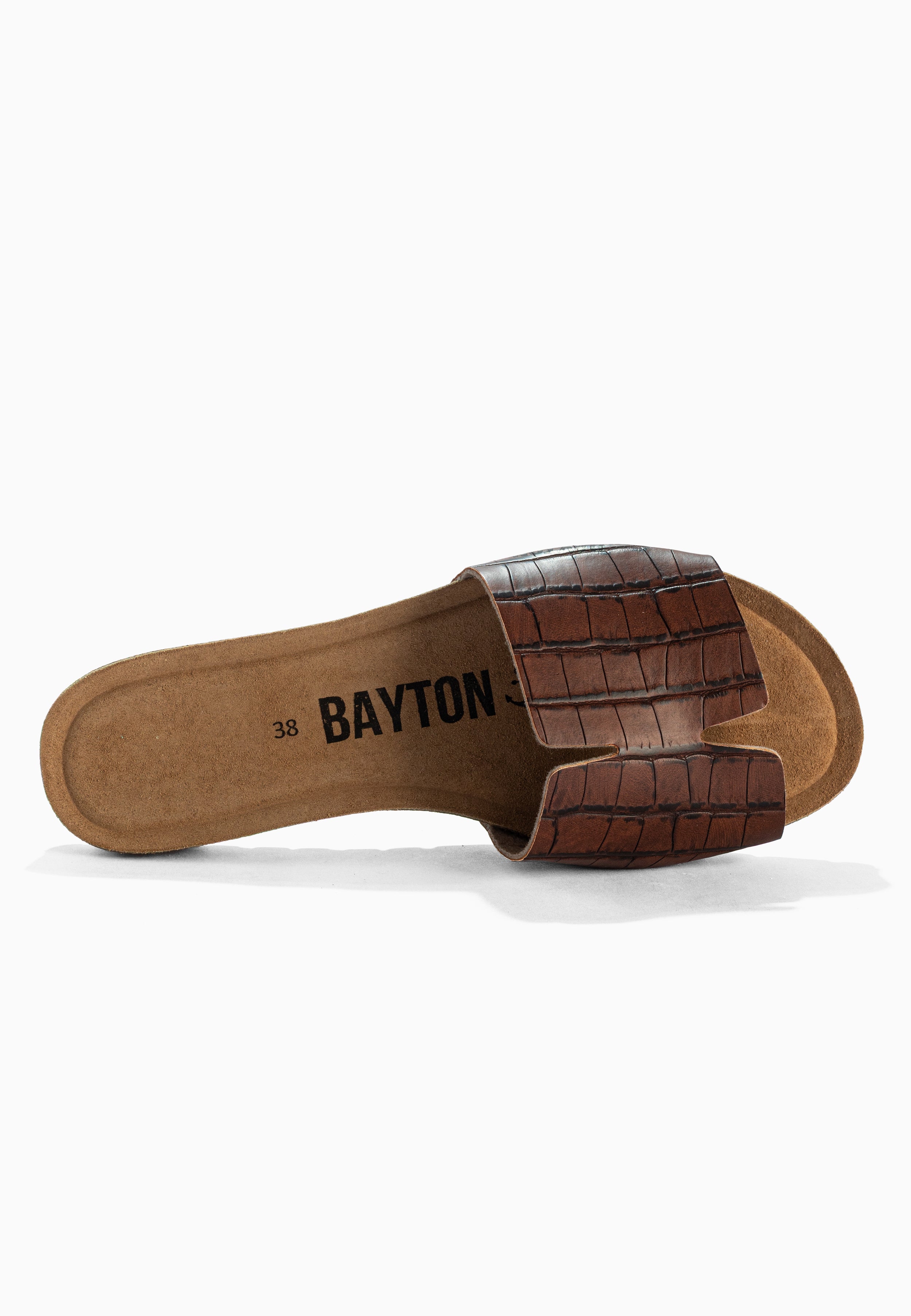 Djilian Slim Brown 1 Strap Sandals