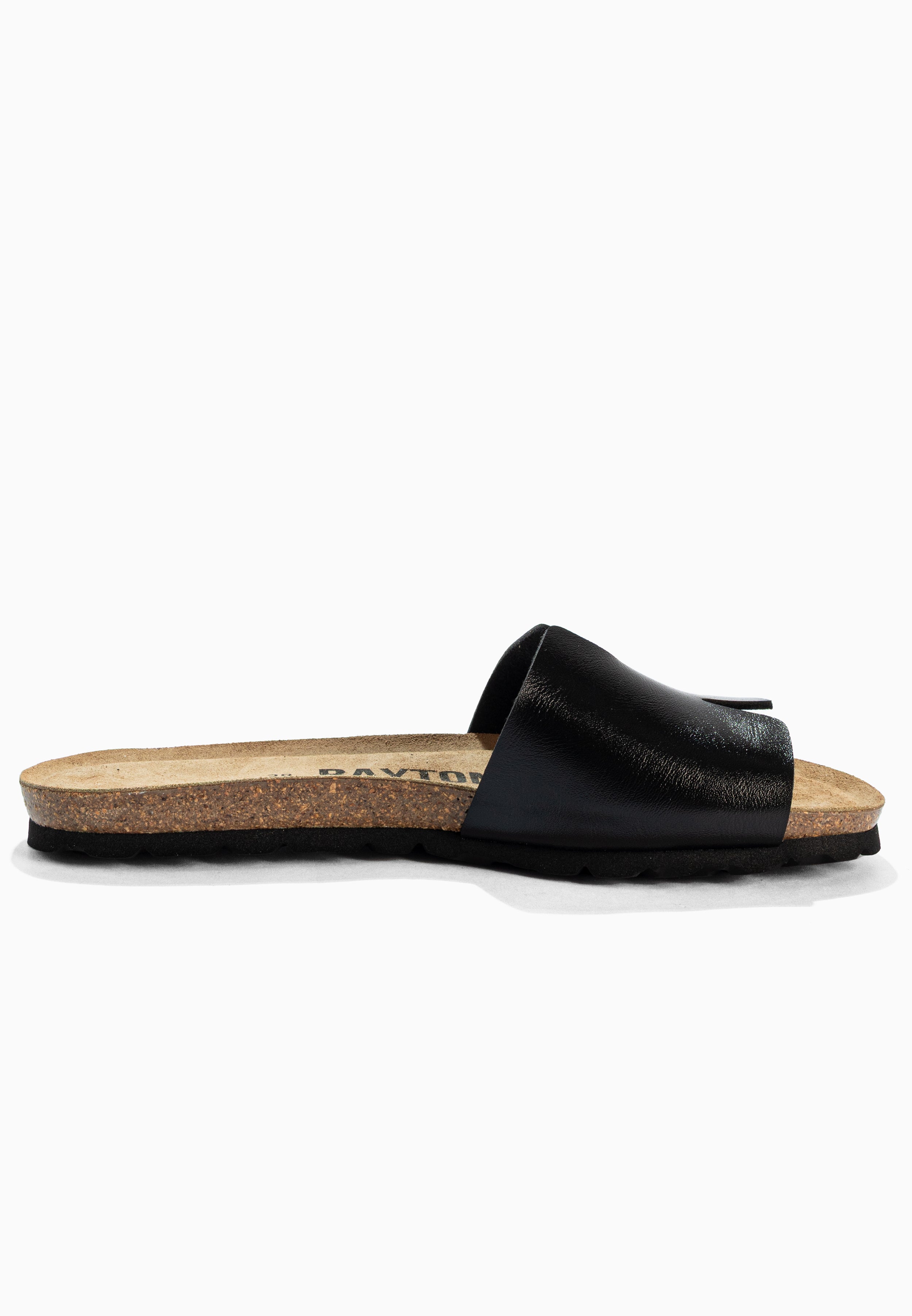 Djilian Slim Black 1 Strap Sandals