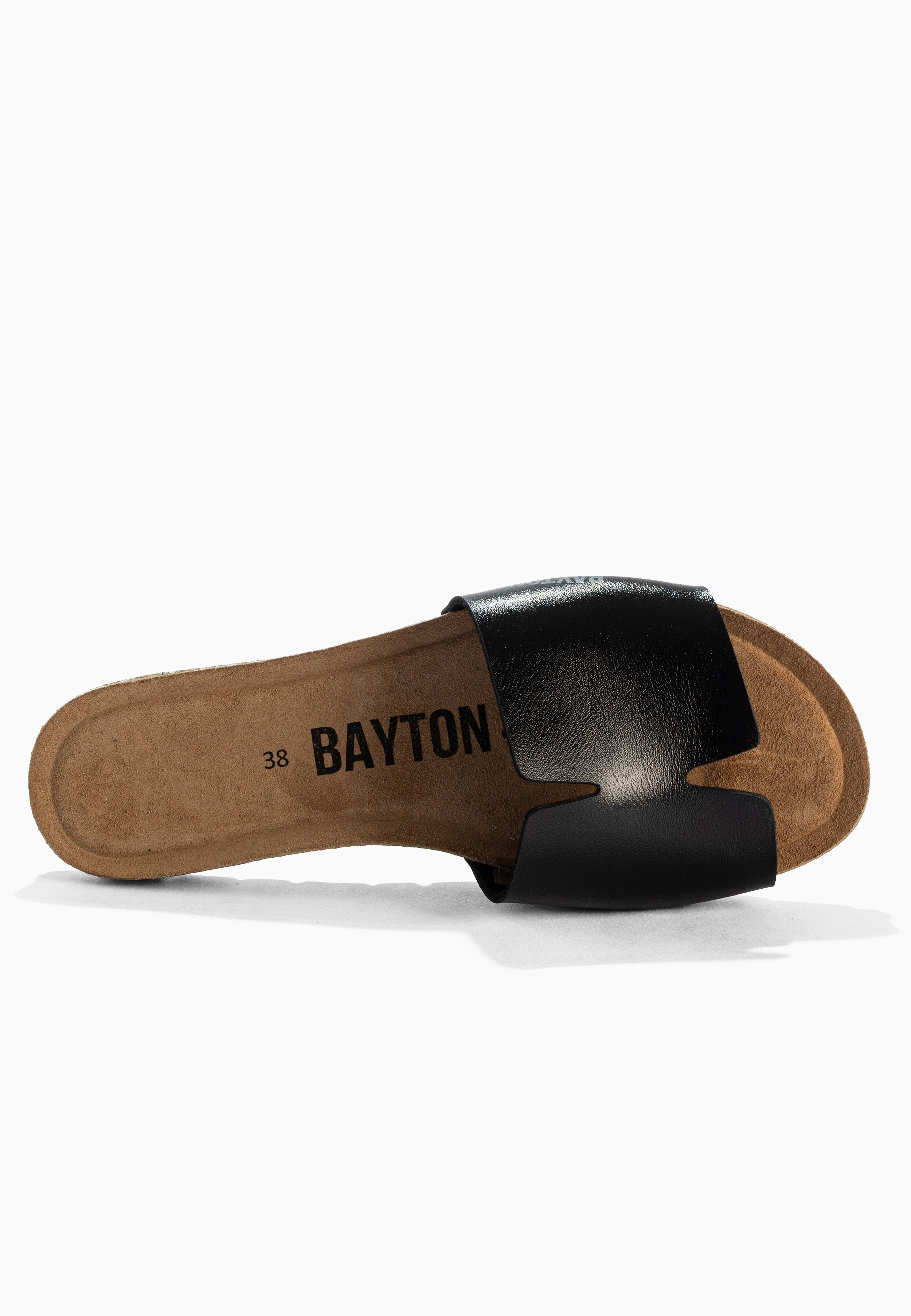 Djilian Slim Black 1 Strap Sandals