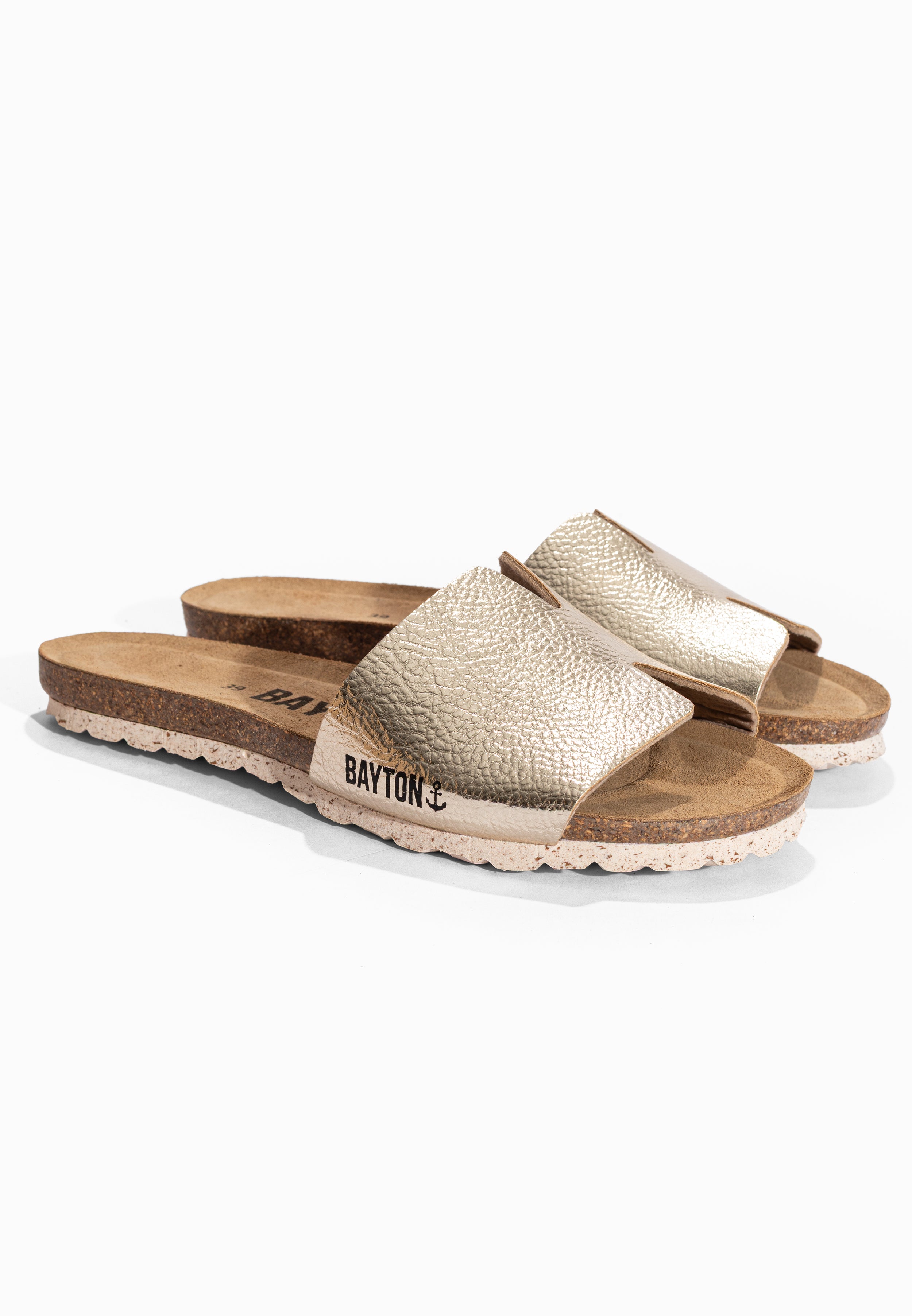Sandales 1 Bride Djilian Slim Doréees Clair