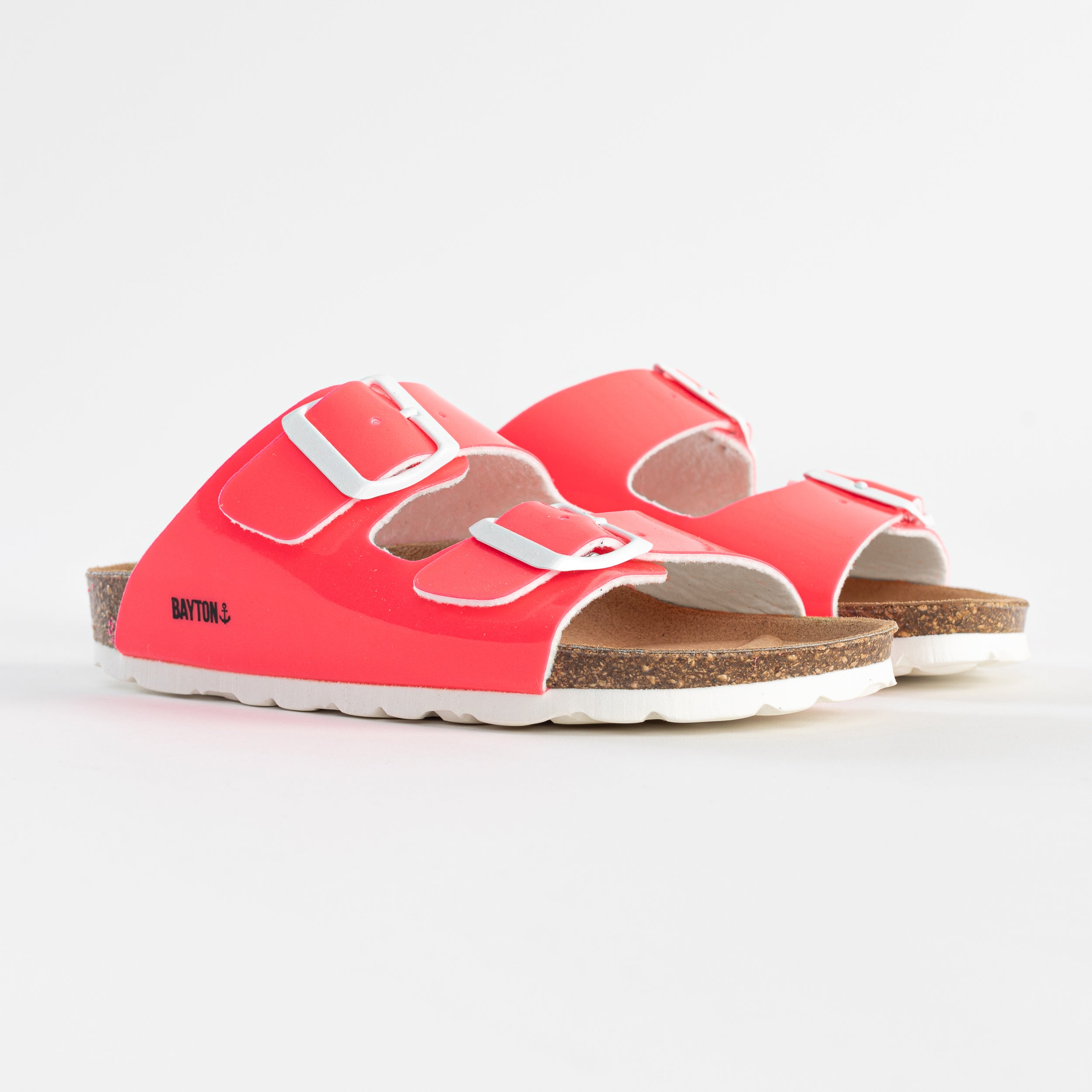 Sandales Atlas 2 Brides Rose Fluo