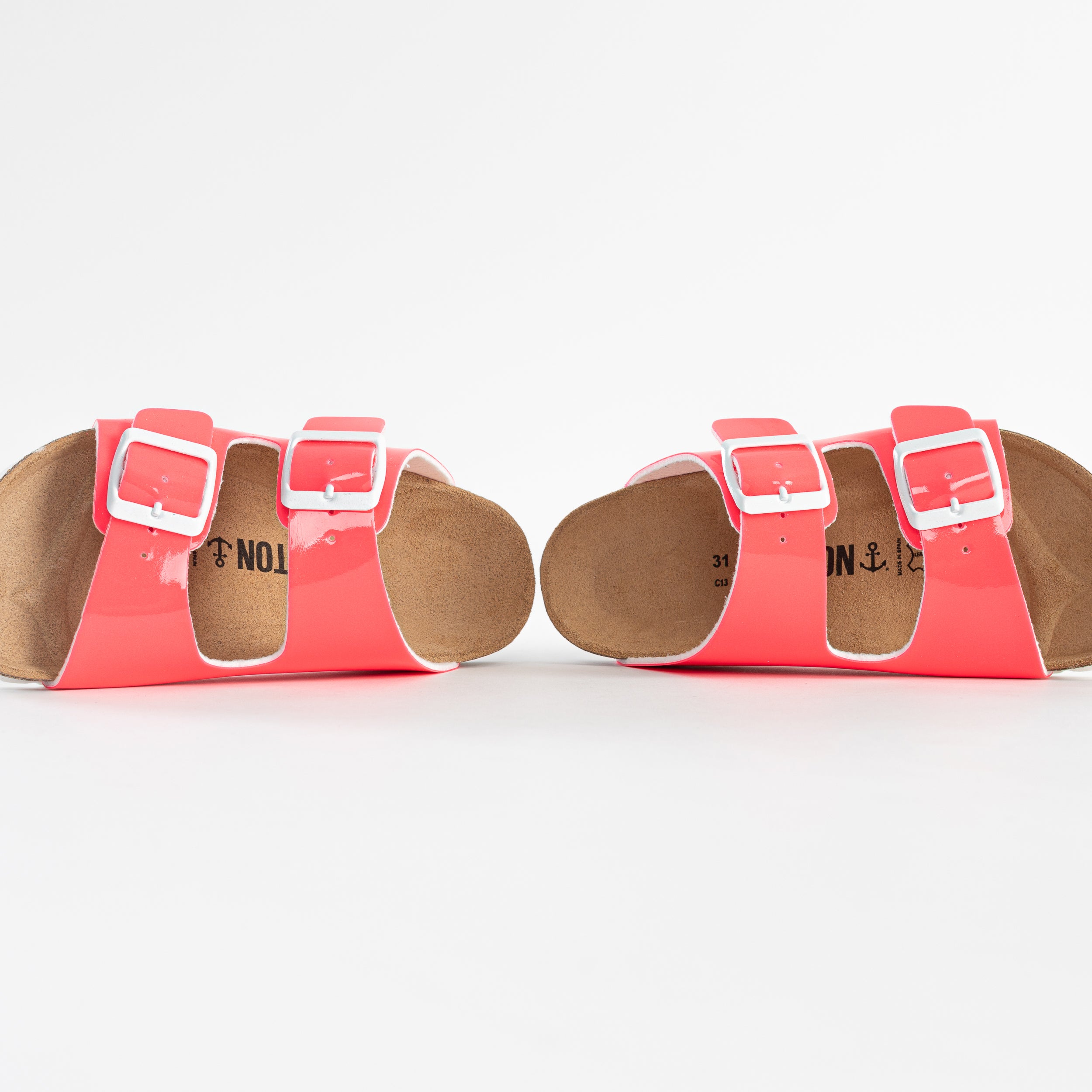 Sandales Atlas 2 Brides Rose Fluo