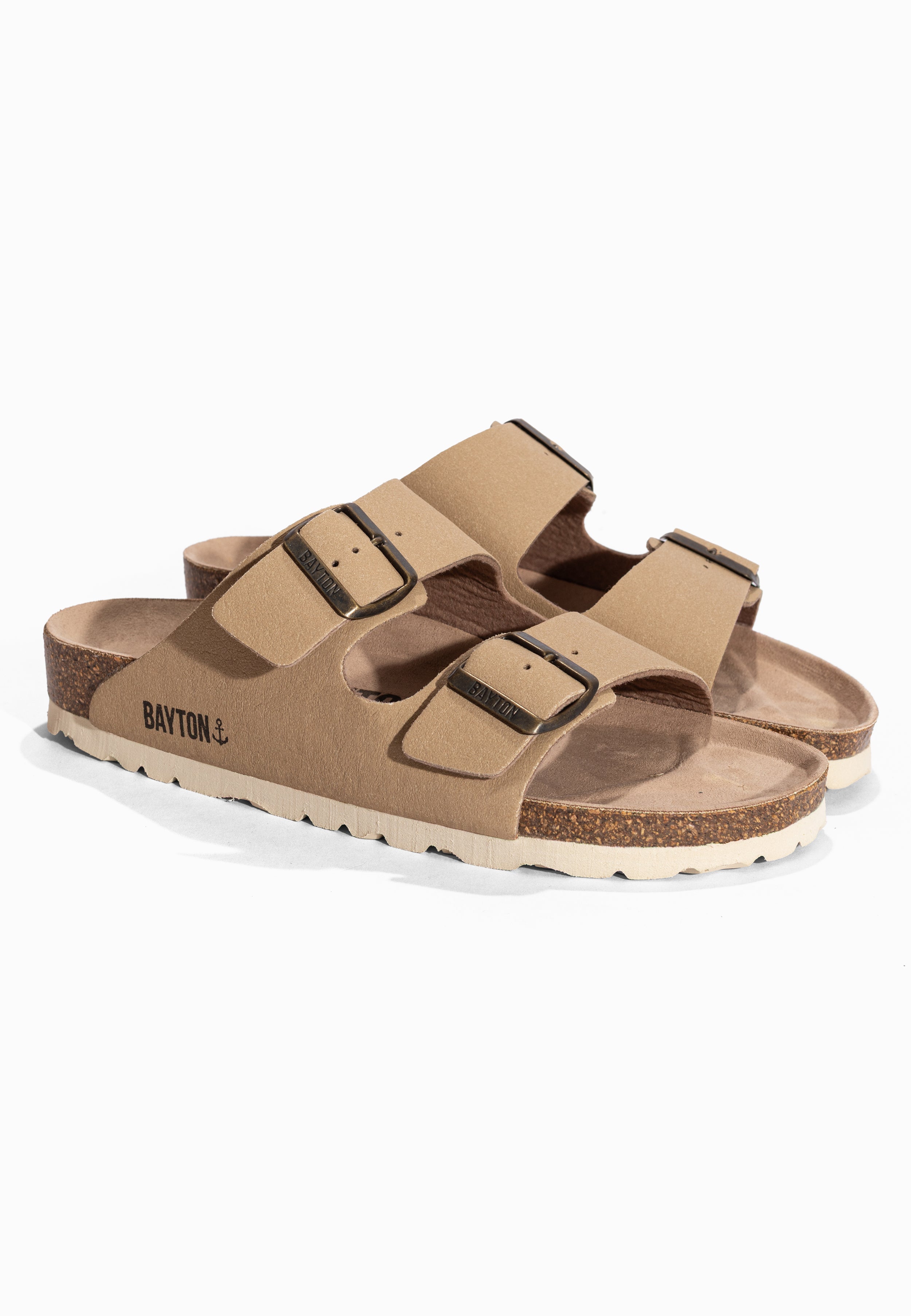 Sandales 2 Brides Atlas Beige