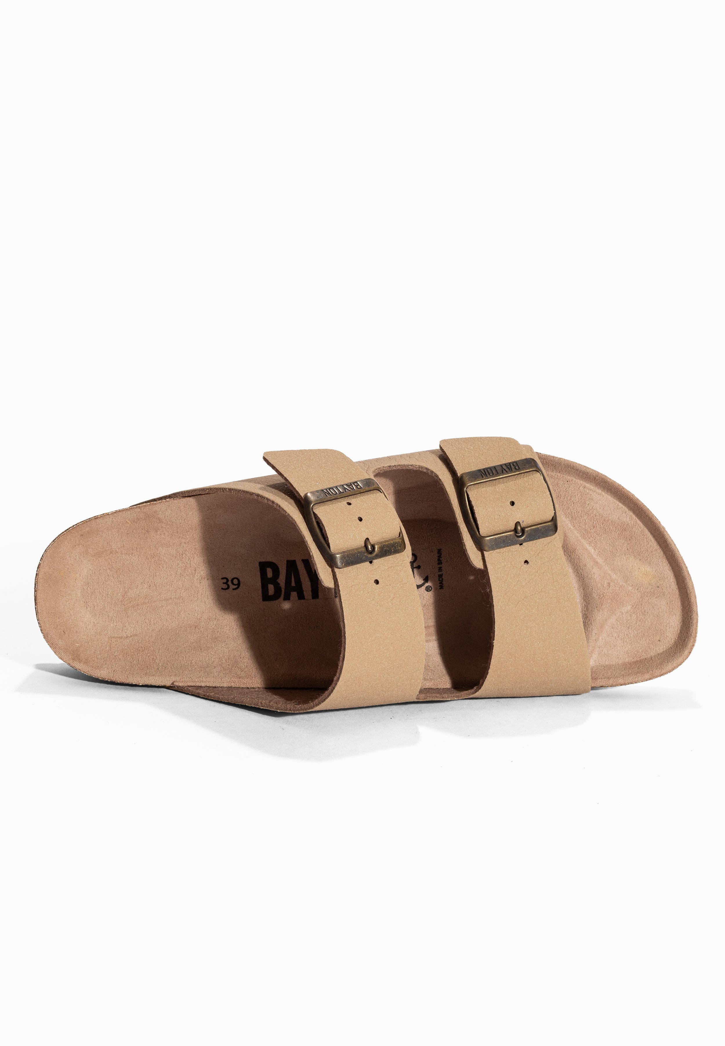 Sandalias Atlas 2 Tiras Beige