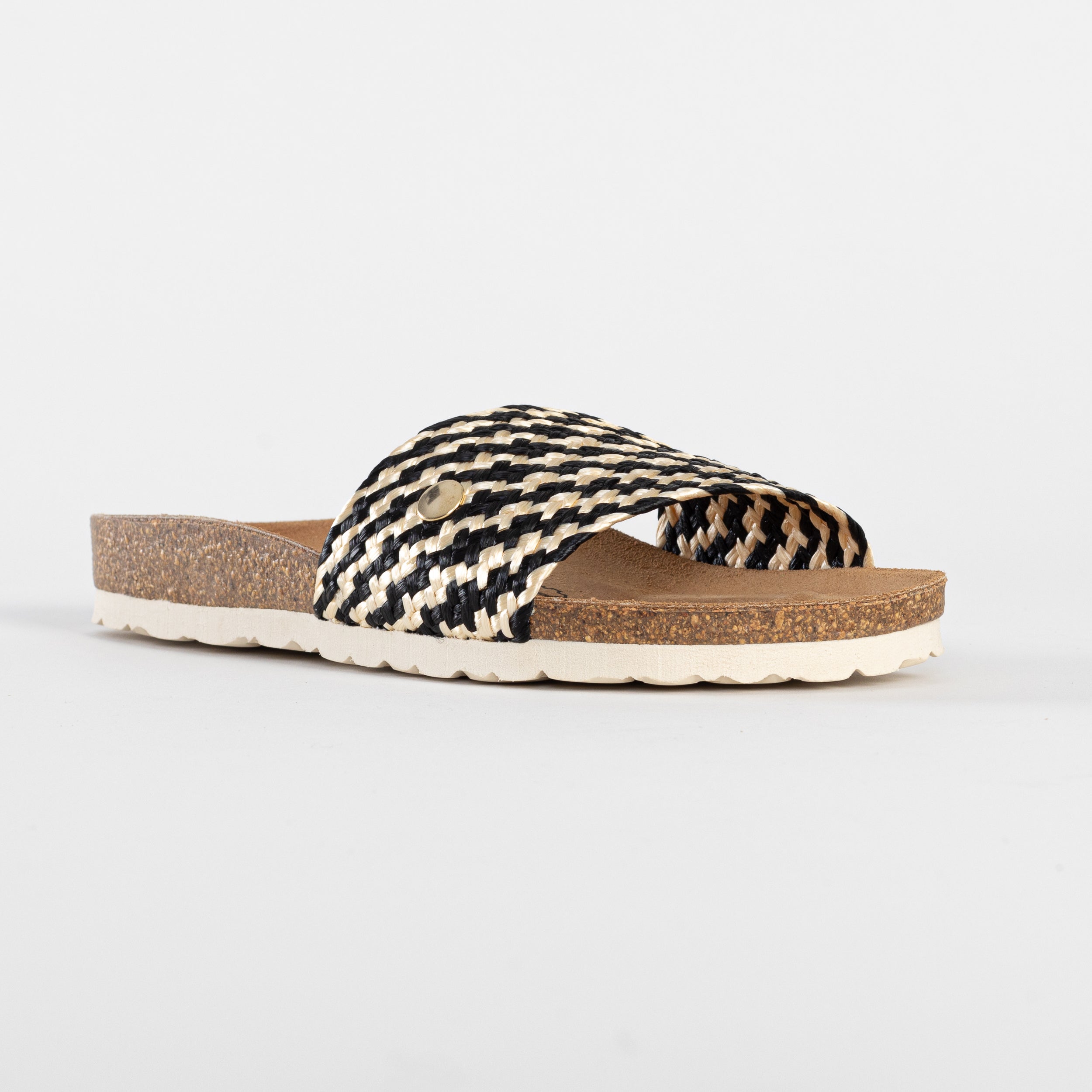 Sandales Margot Noir et beige