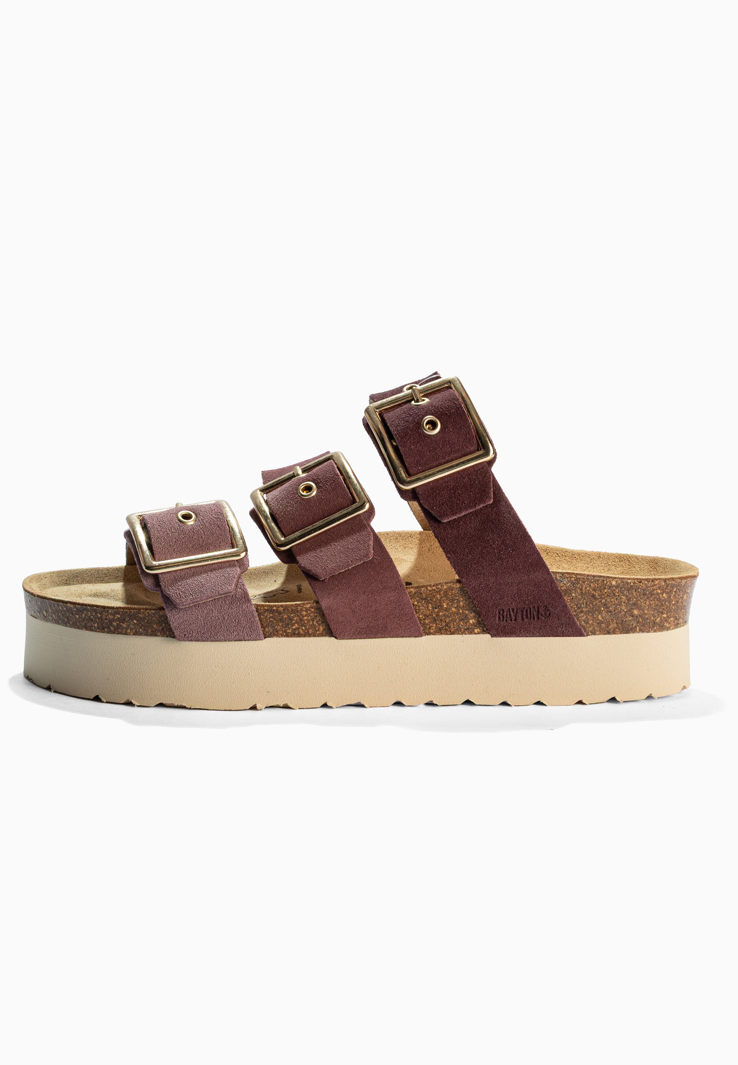 Sandales Castelo Multicouleur à Plateforme en cuir Suédé