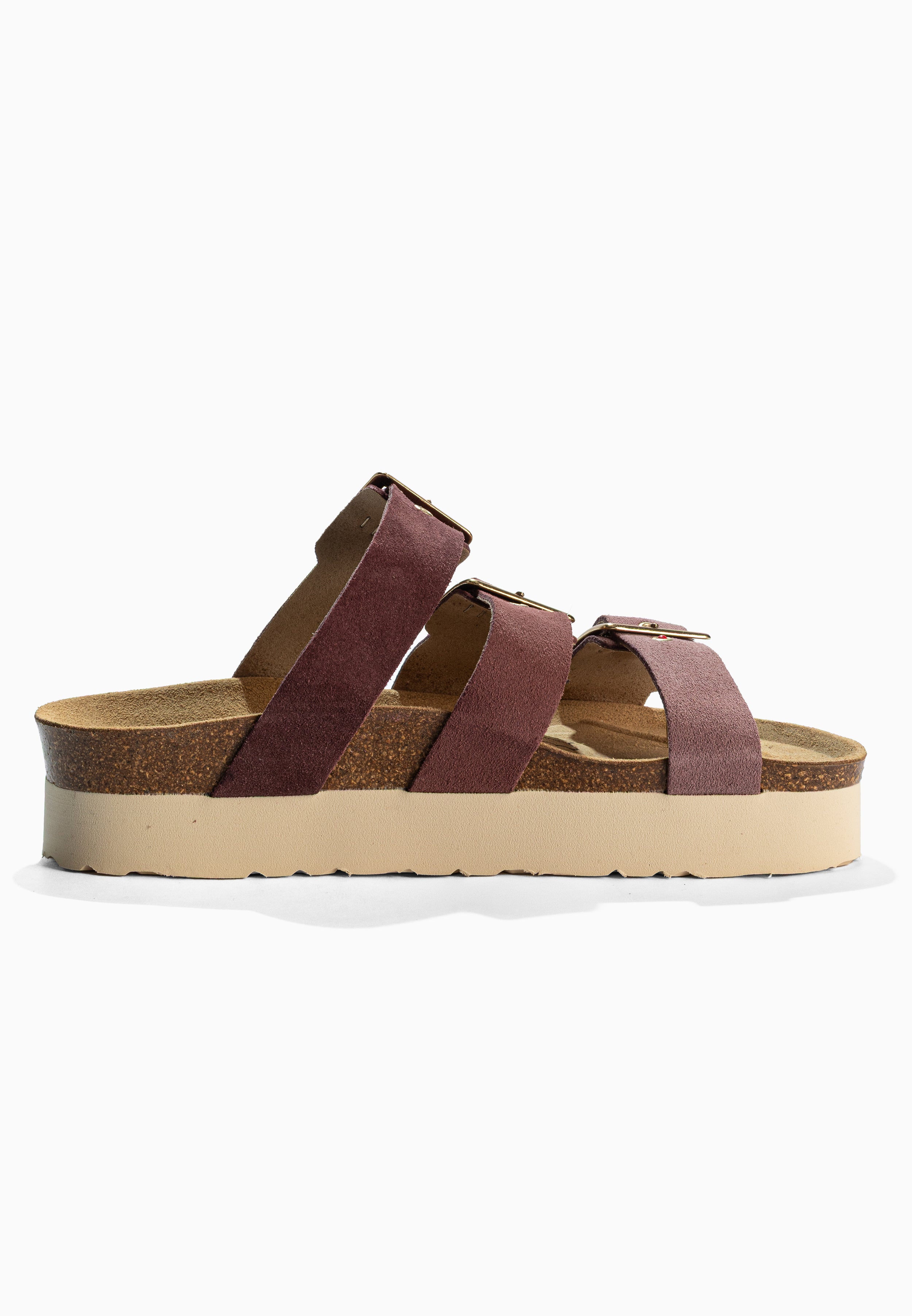 Sandales Castelo Multicouleur à Plateforme en cuir Suédé