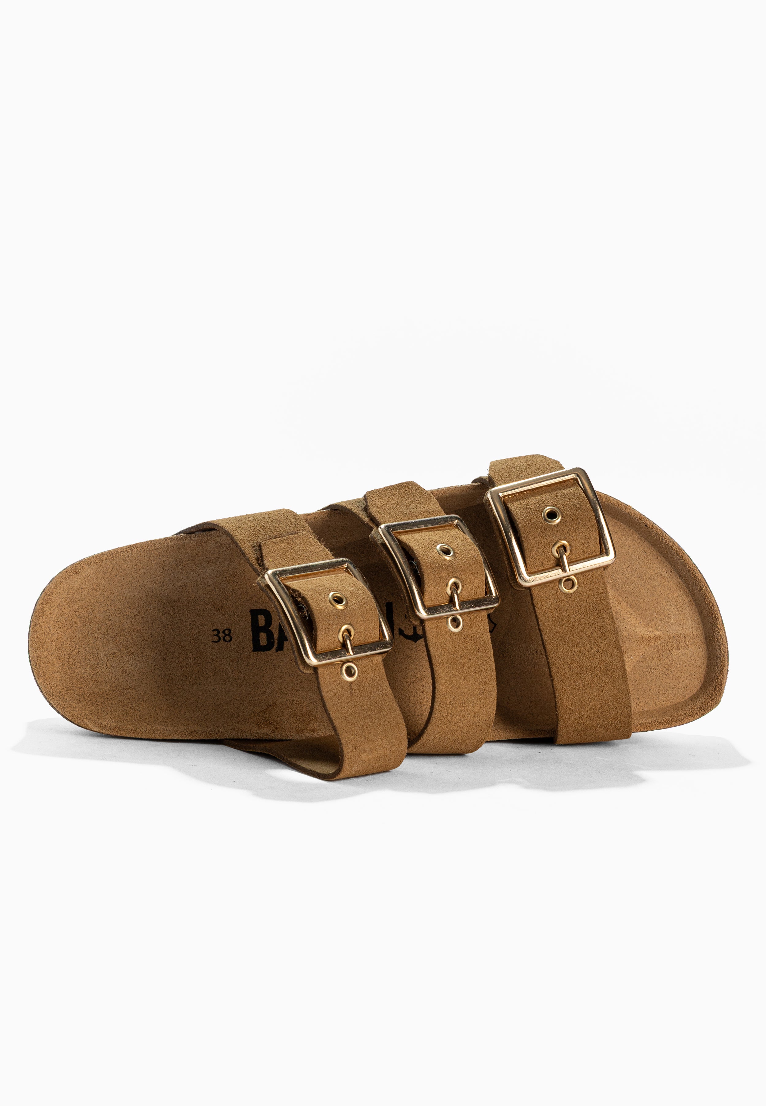 Sandales Castelo Camel à Plateforme en cuir Suédé
