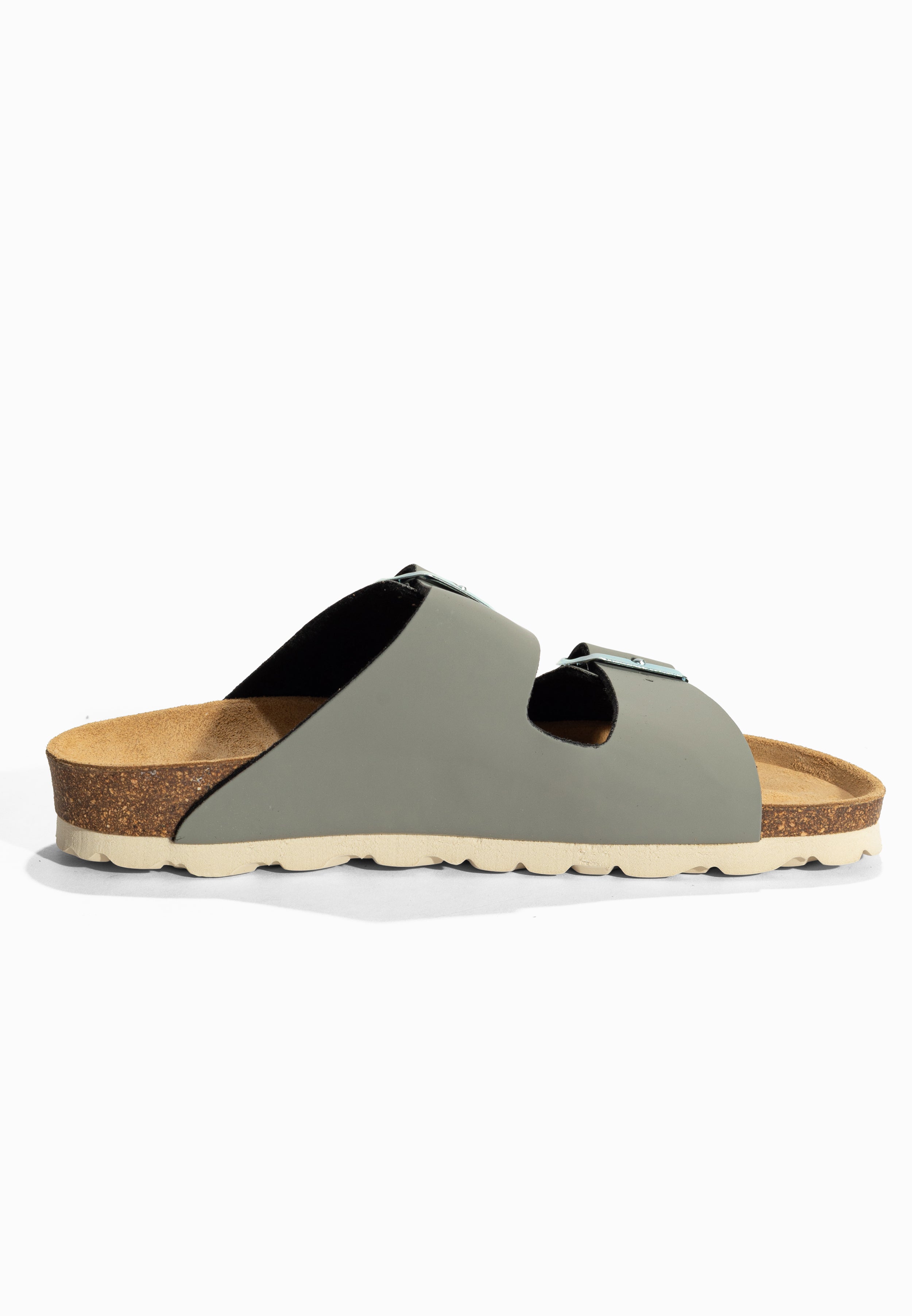 Sandales 2 Brides Atlas Gris