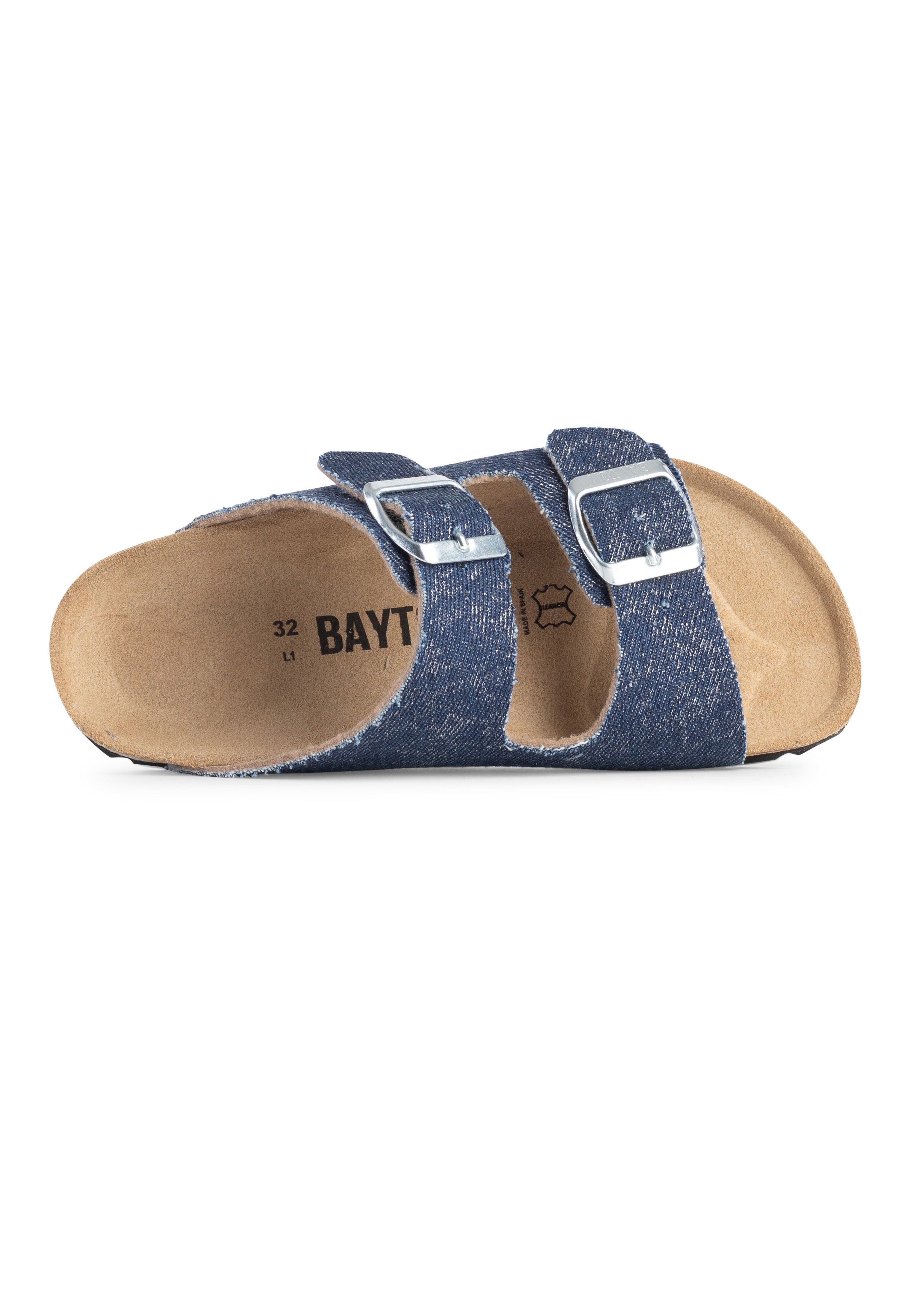 Atlas 2 Straps Raw Blue Denim Sandals