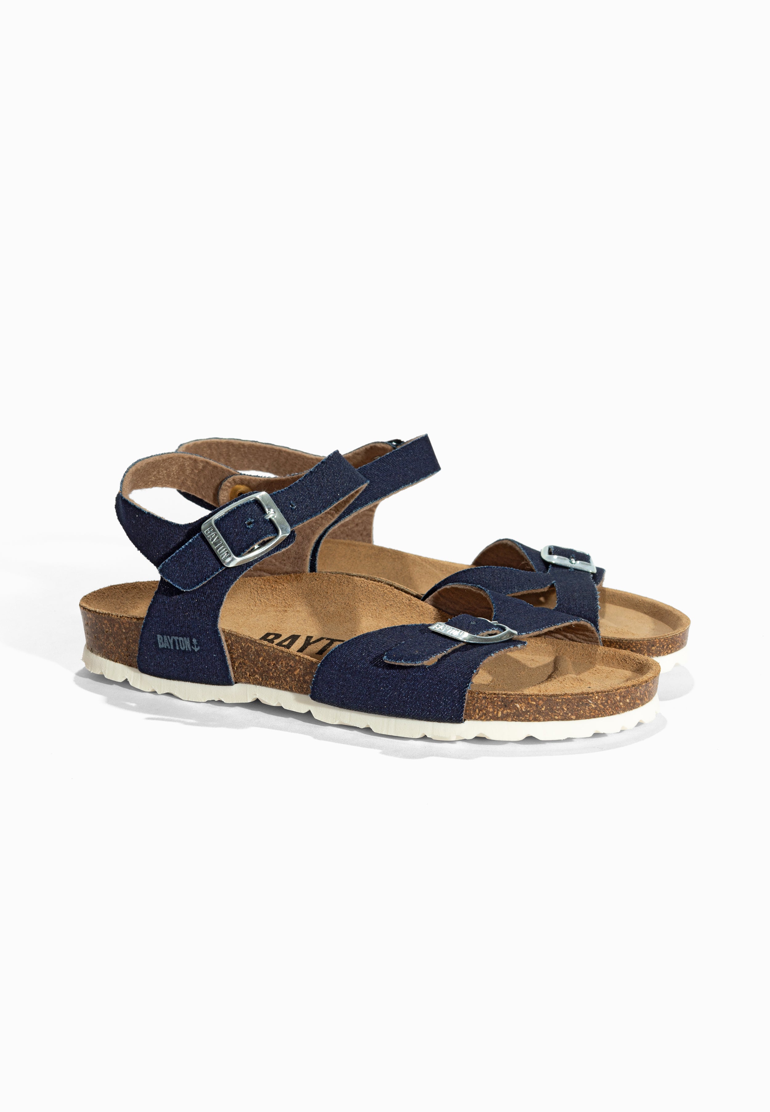 Sandales Multi-Brides Tonka Bleu Clair Denim