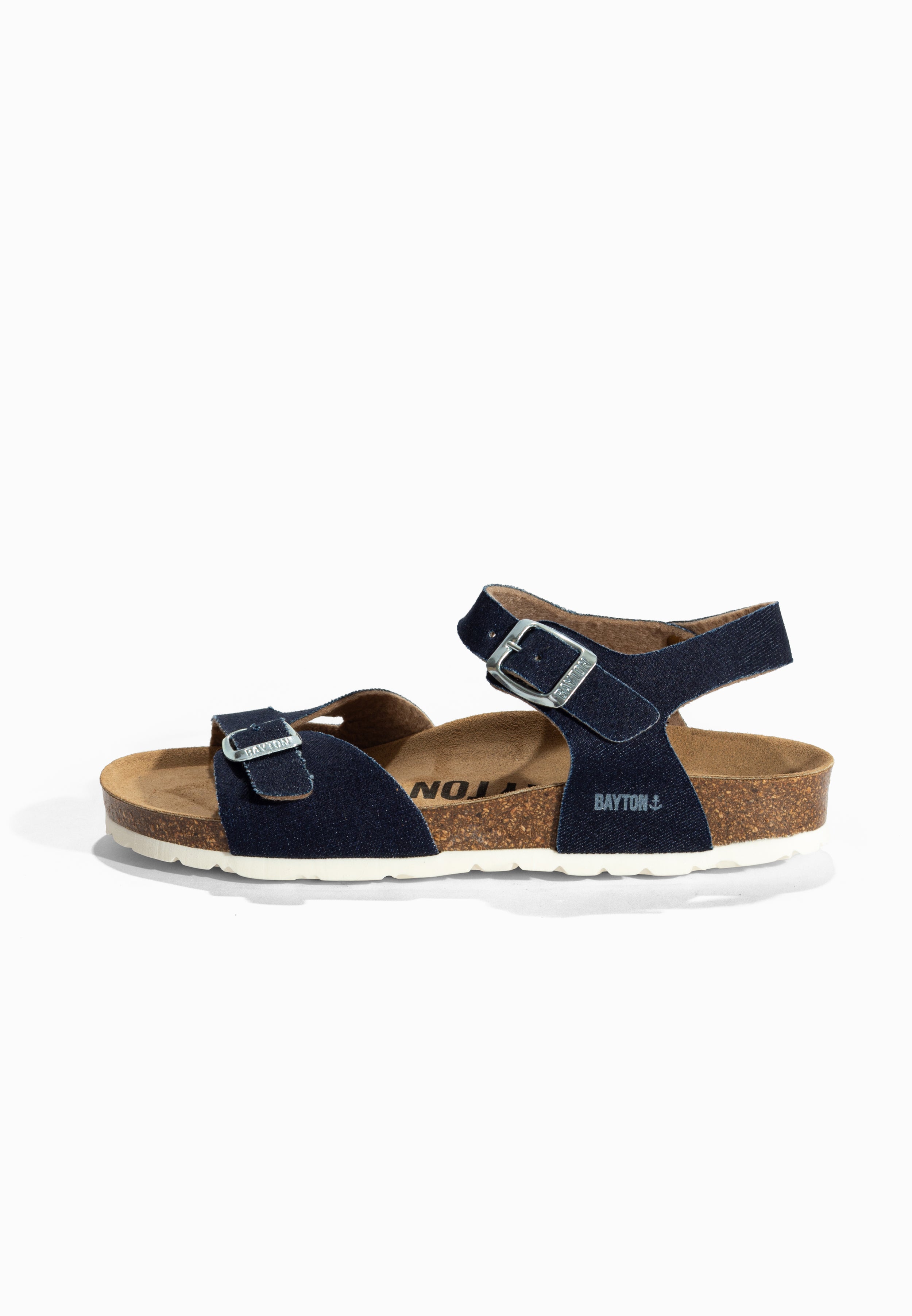 Pegase Light Blue Denim Multi-Strap Sandals