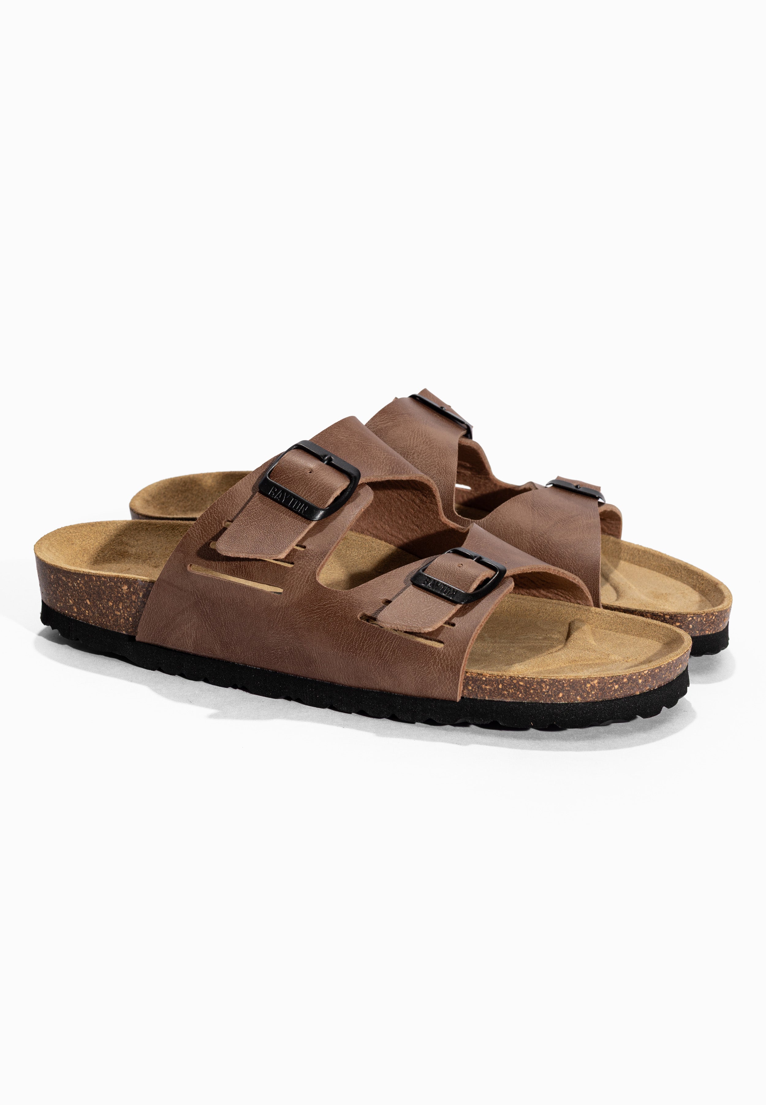 Sandales 2 Brides Athol Marron